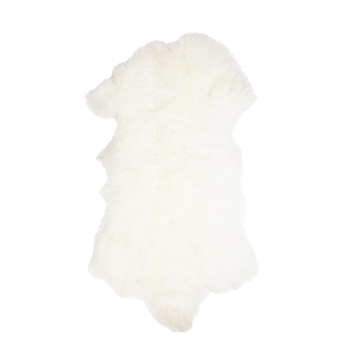 Natur Schaffell weiß, Iockiges Haar, 100cm, Mars & More