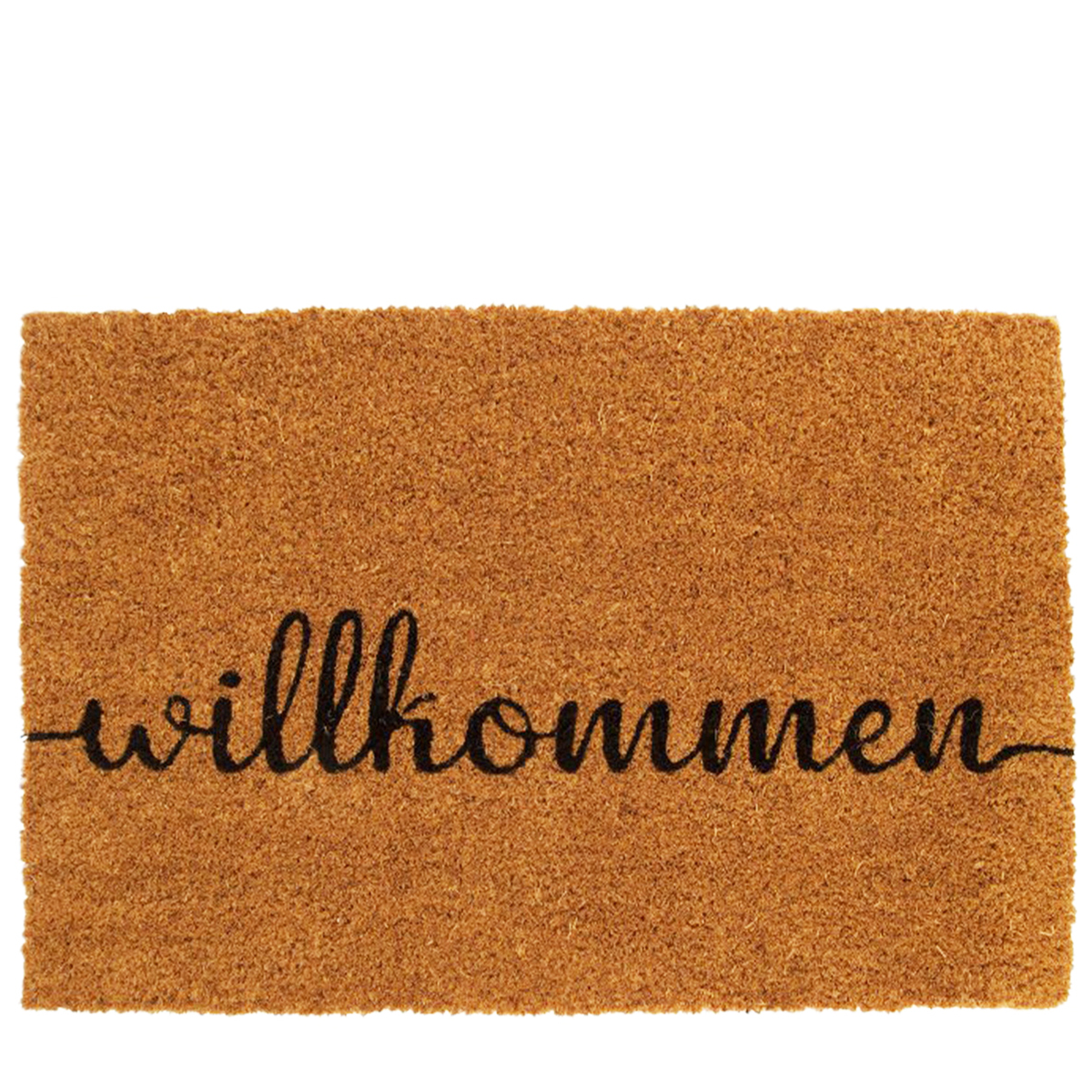 Kokos Fussmatte, Willkommen, 38x58cm, DIJK Natural Collections