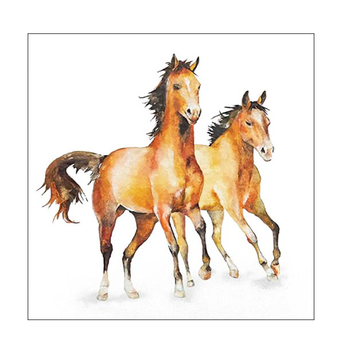 Ambiente Papierservietten Pferde, Wild Horses, Lunch 33x33cm