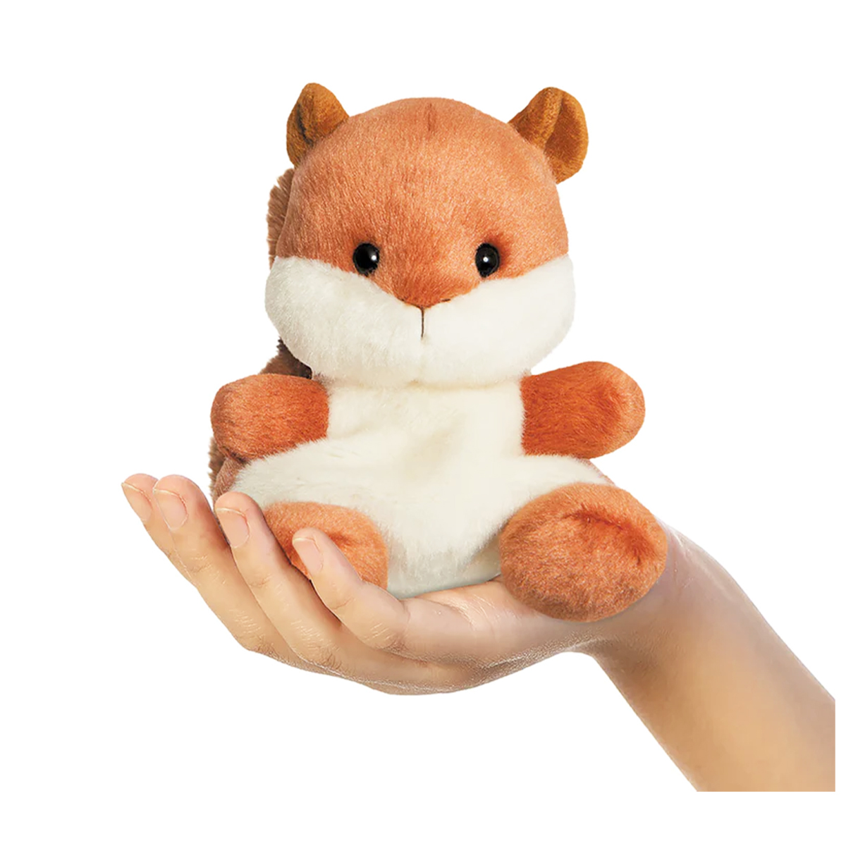Plüsch Eichhörnchen Nibbles, braun, Palm Pals, 13cm, Aurora World