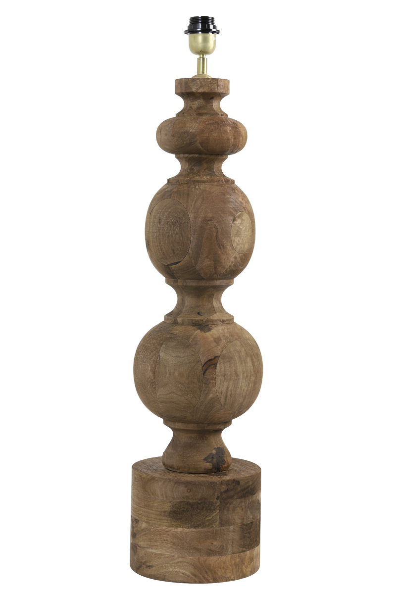 Holz - Lampenfuß "RADWAN"  natur,  Light&Living