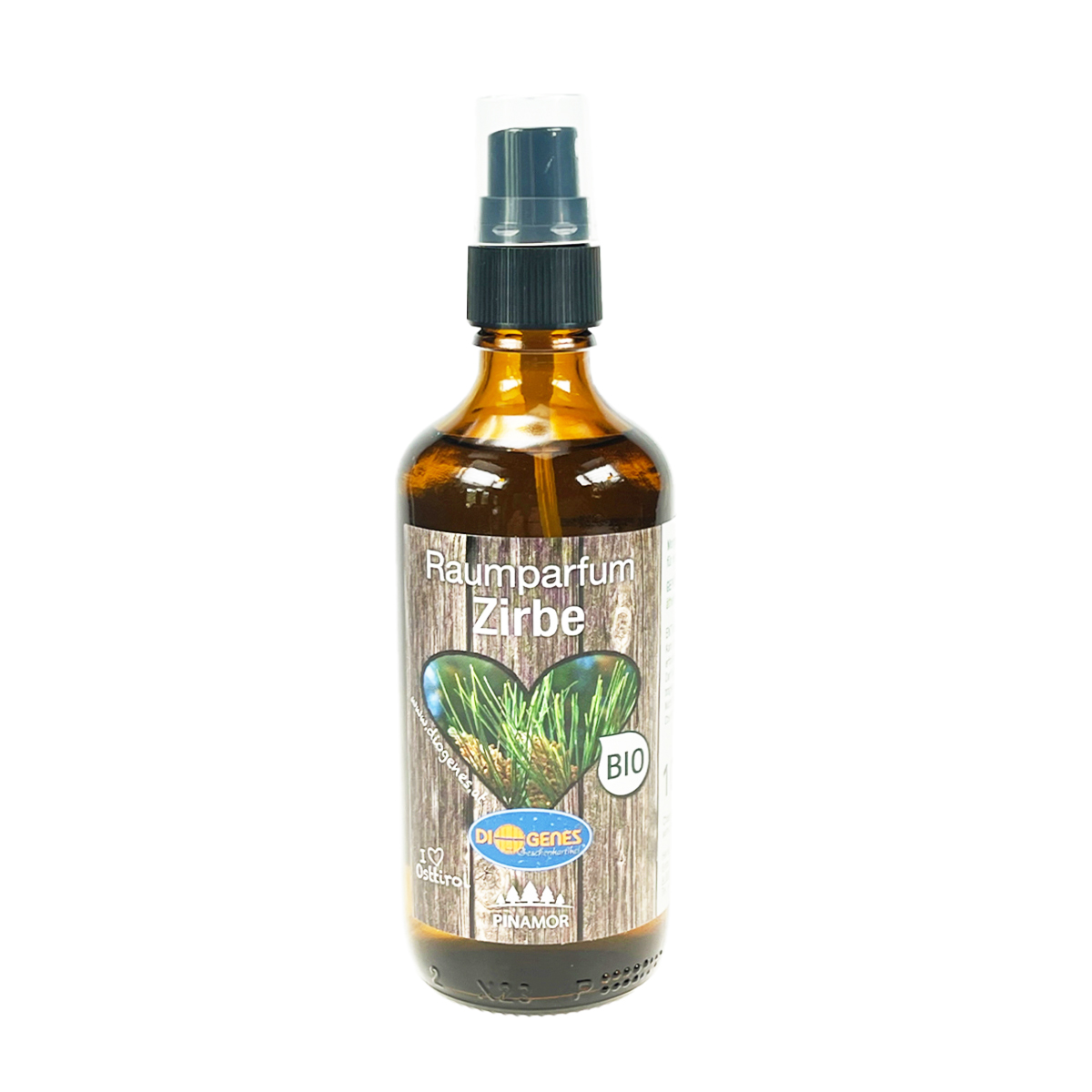 BIO Raumspray, Raumparfum Zirbe, 100ml, Diogenes