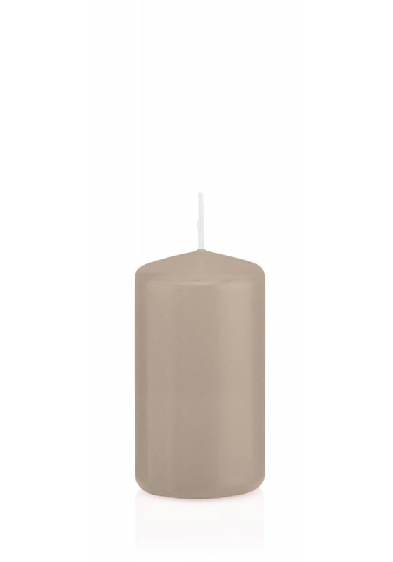 Wiedemann Flachkopf-Kerze in Cello 120x60 Schlamm