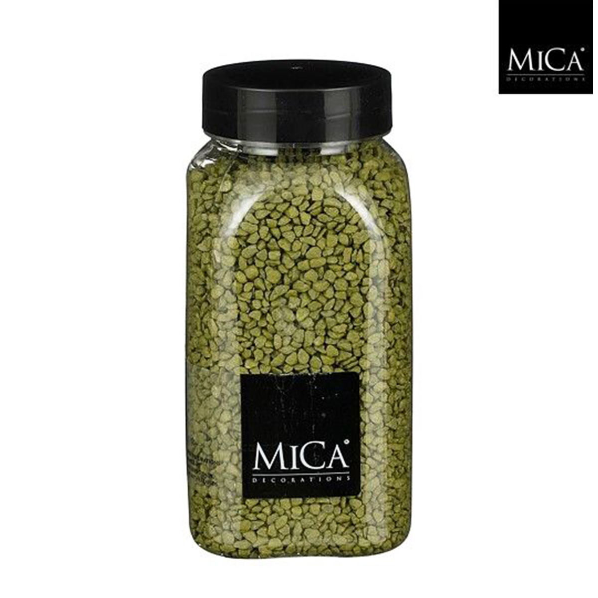 Deko Sand Granulat grün - moosgrün, 650ml, Mica Decorations