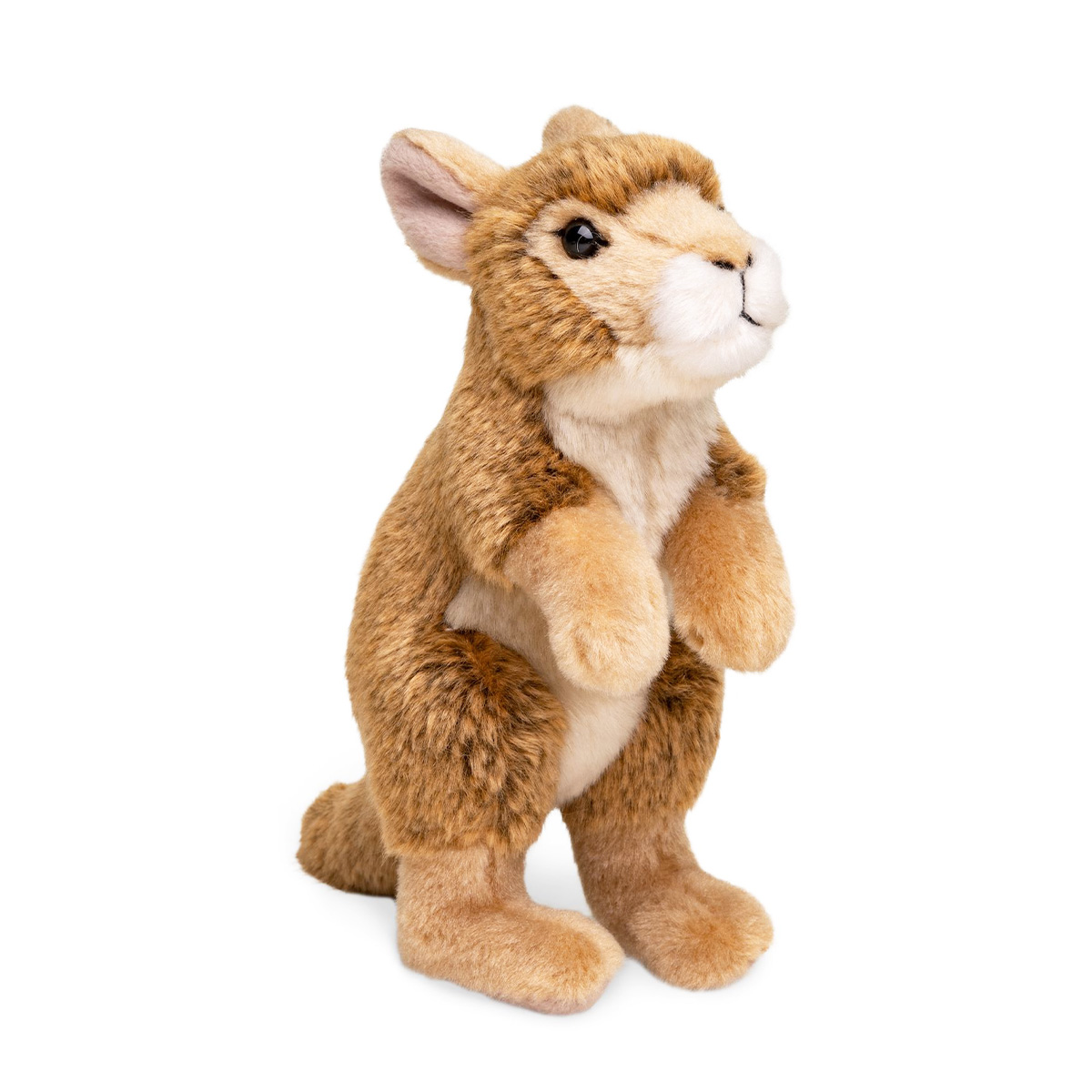 Plüschtier Känguru, Kängurubaby, beige, 20cm, Uni Toys