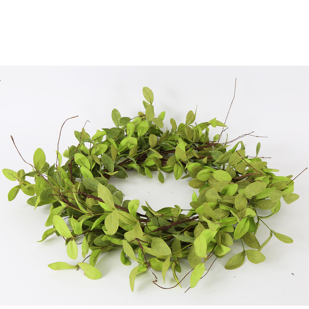 Kunstkranz Eukalyptus, grün, Ø50cm