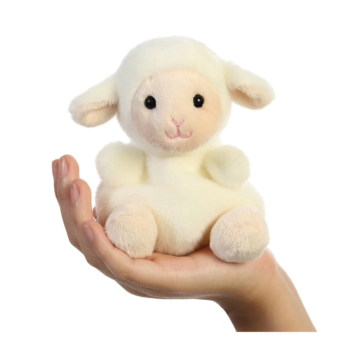 Plüsch Lamm, Woolly, creme, Palm Pals, 13cm, Aurora World