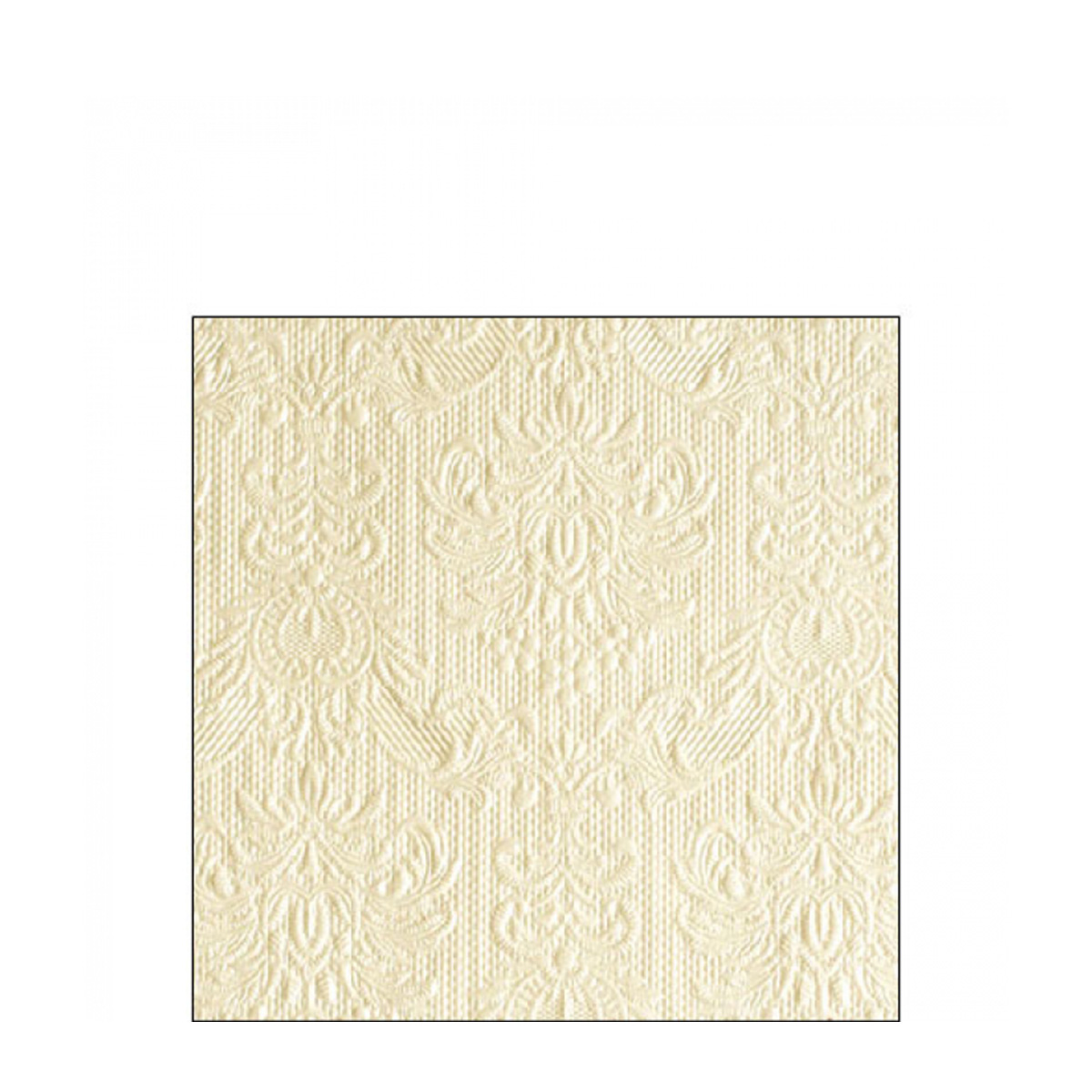 Ambiente Papierservietten Elegance Pearl Cream, Cocktail 25x25cm