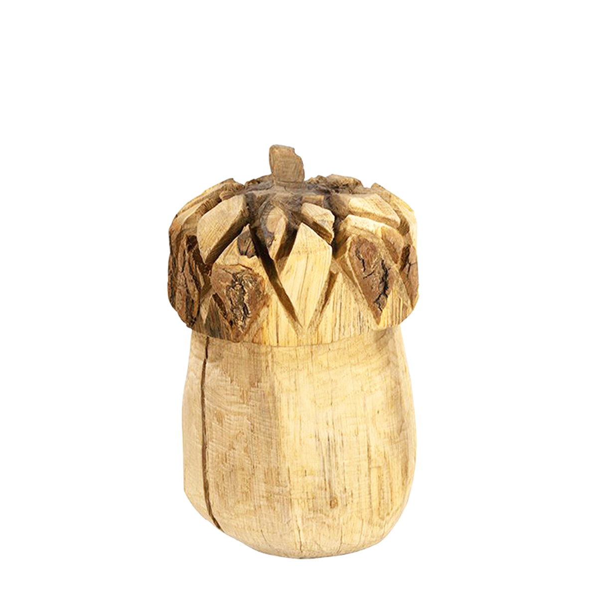 Deko Eichel natur, Eichel aus Naturholz, 25x16cm, WMG Grünberger