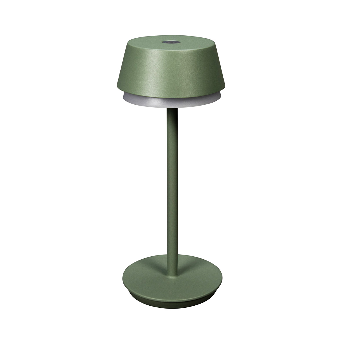 Tischleuchte Lyon grün/grau, 30cm, Konstsmide