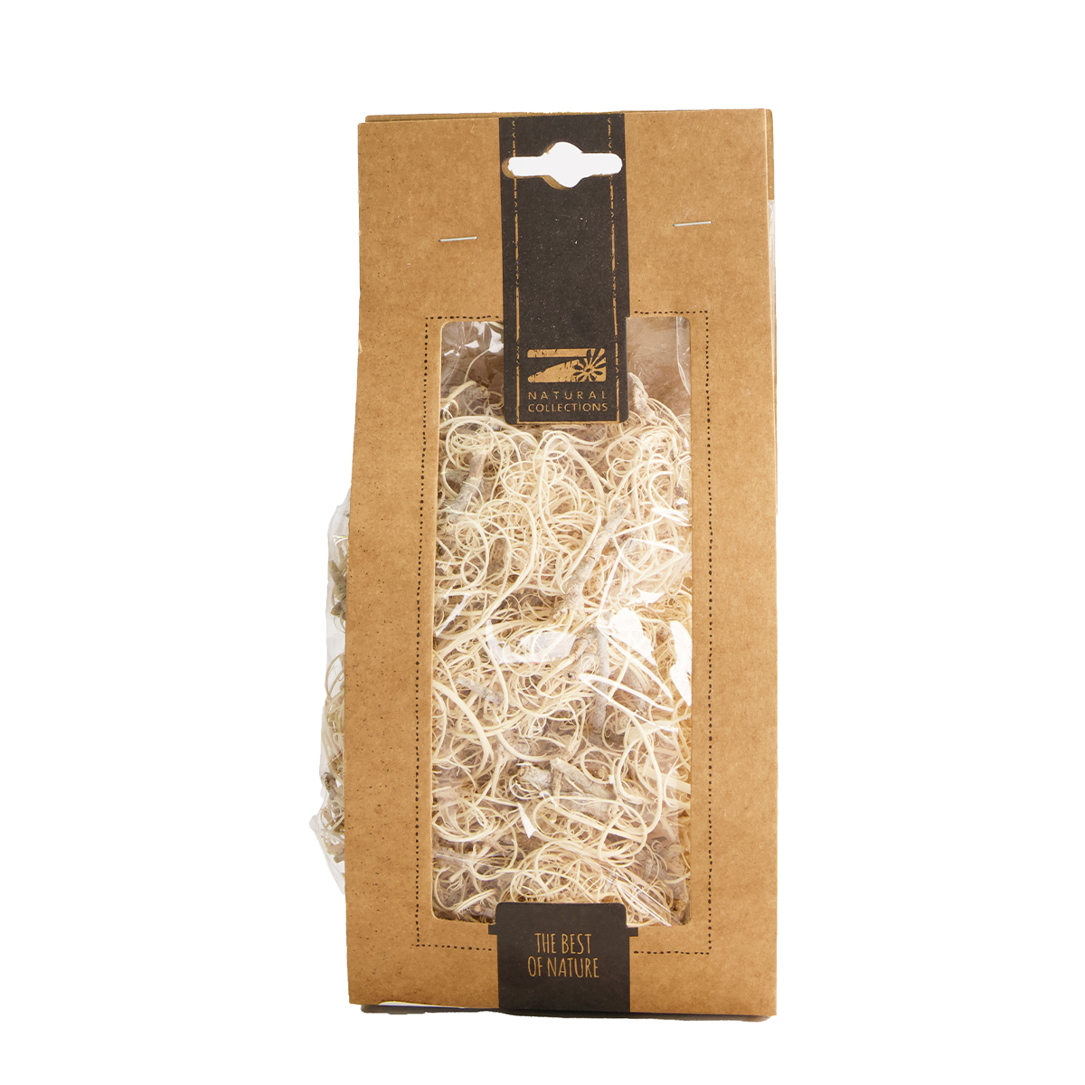 Natur Curly Moos, creme, gelocktes Moos, 50gr/Beutel, DIJK Natural Collections