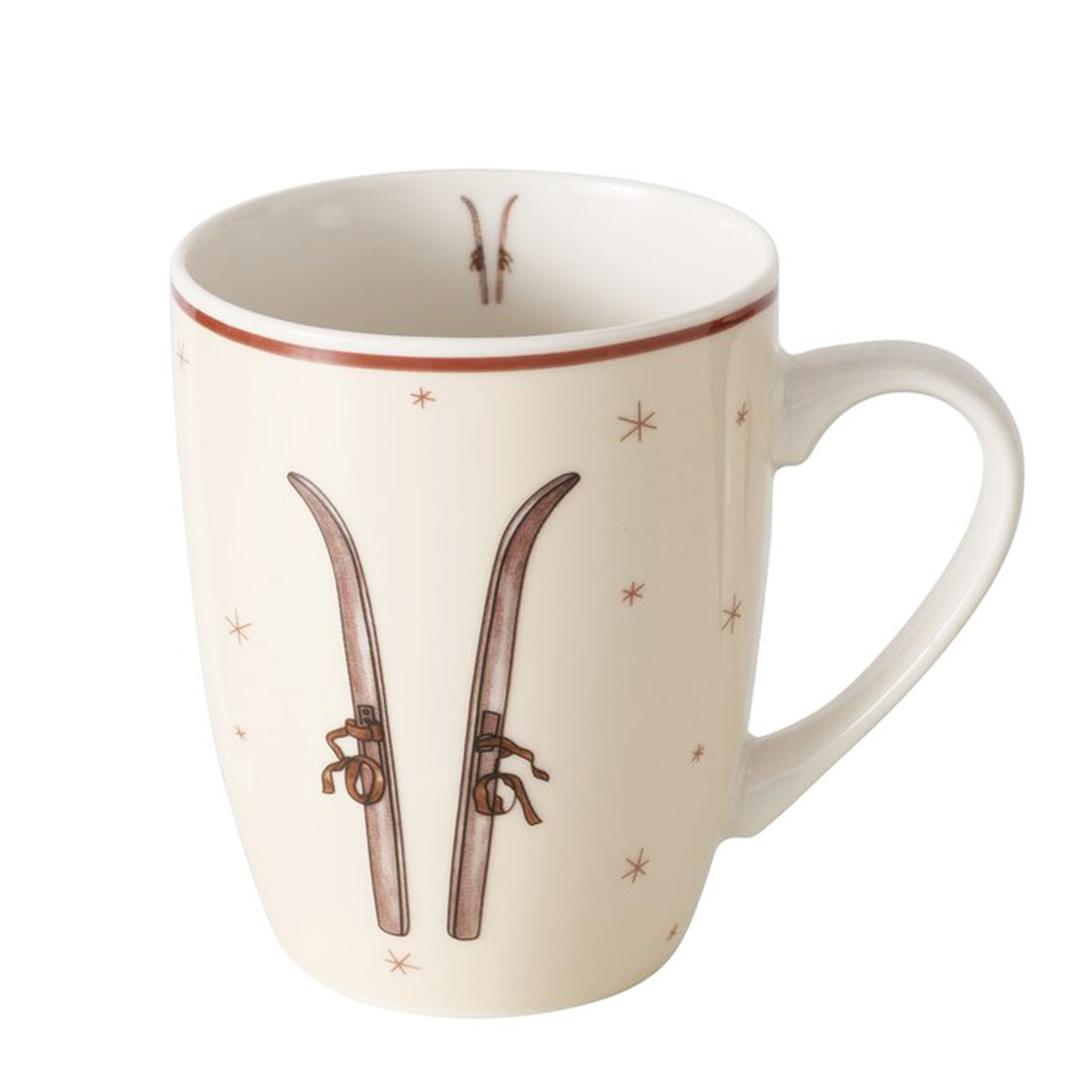 Becher, Mountains, Ski, 350ml, Keramik, Boltze