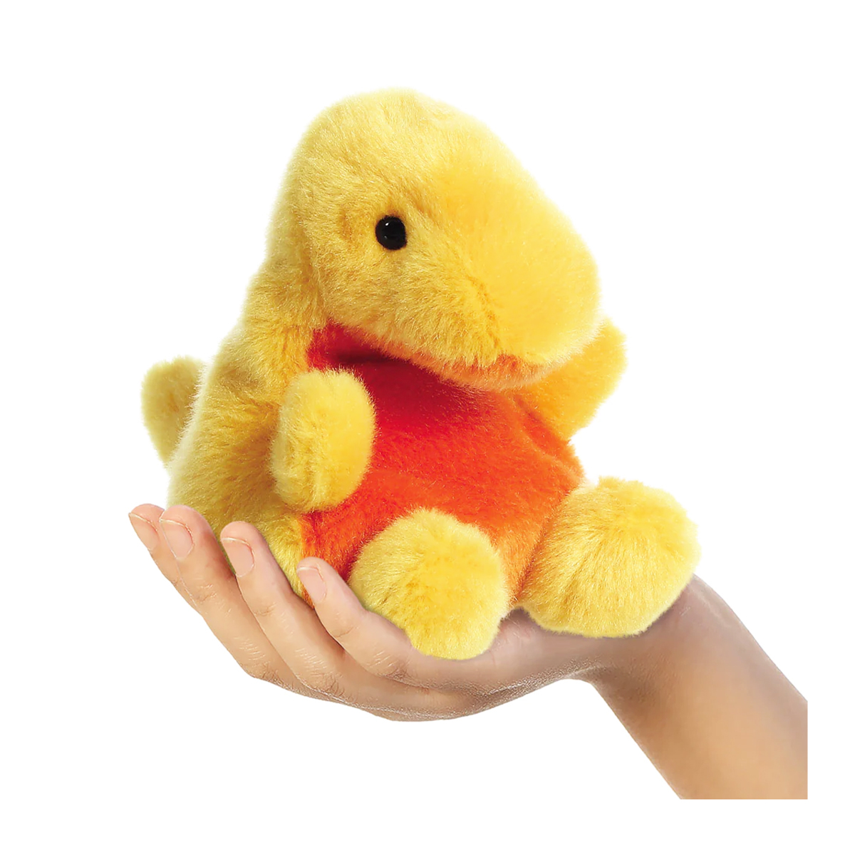Plüsch Drache Thunder, Bronto, gelb-orange, Palm Pals, 13cm, Aurora World