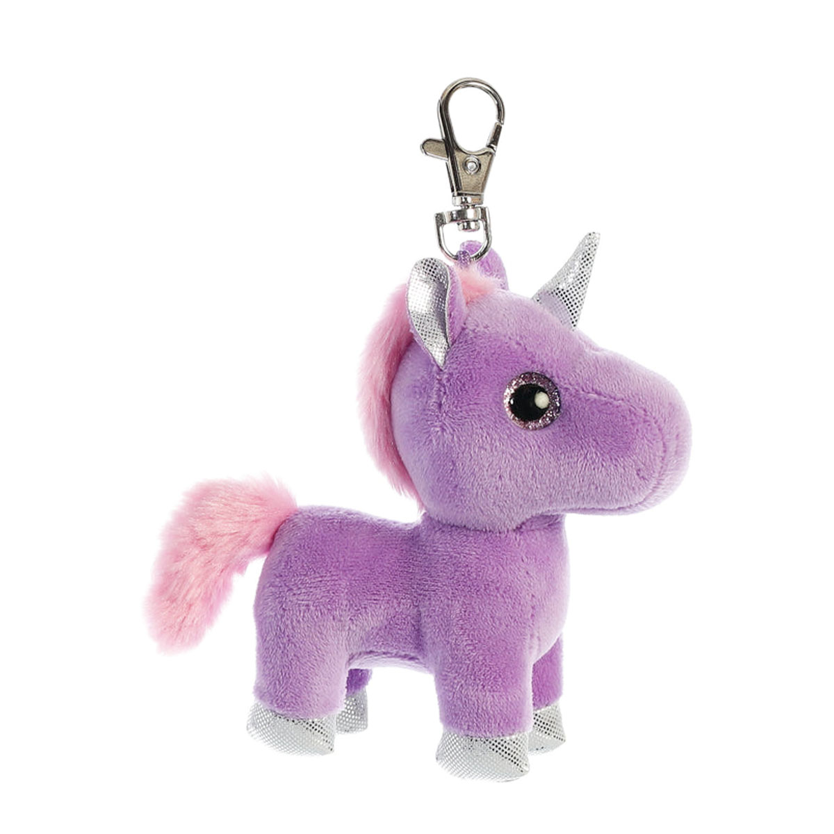 Plüsch Schlüsselanhänger Einhorn Bonbon, Sparkle Tales, 13cm, Aurora World