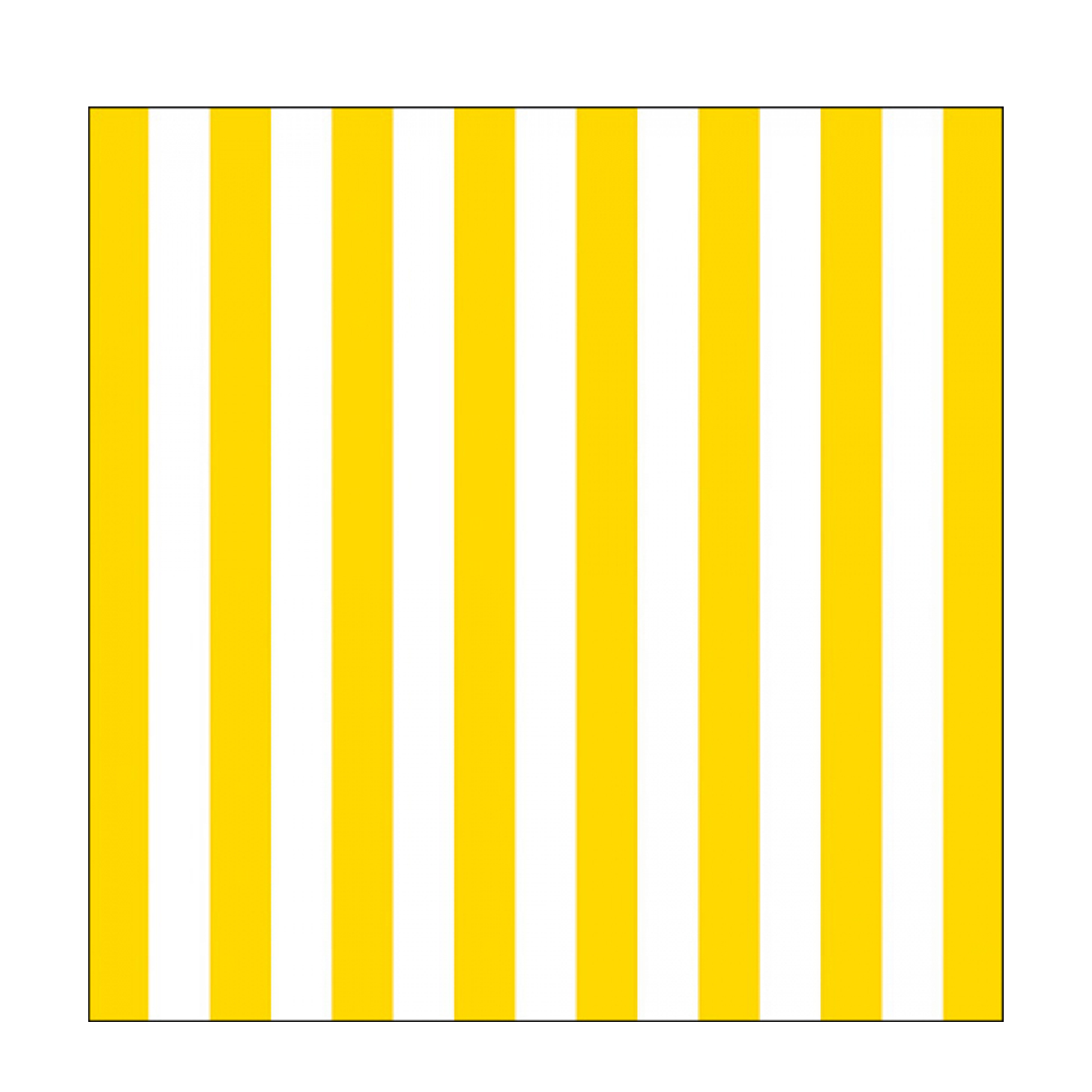 Ambiente Papierservietten gestreift gelb, Stripes Yellow, Lunch 33x33cm
