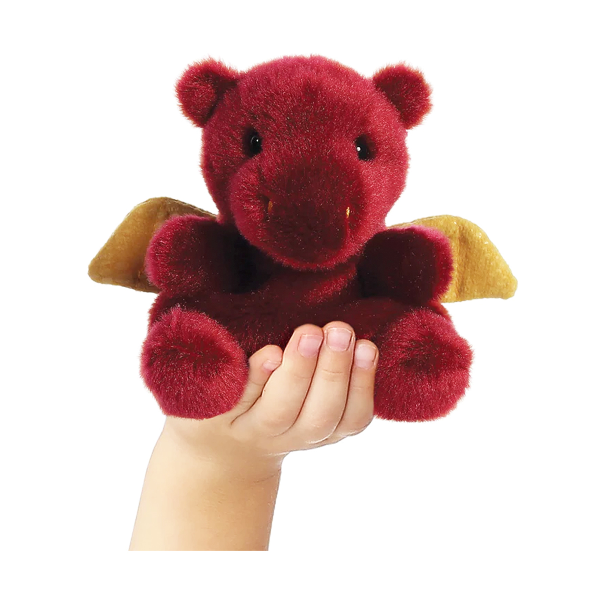 Plüsch Drache Aidan, rostrot, Palm Pals, 13cm, Aurora World