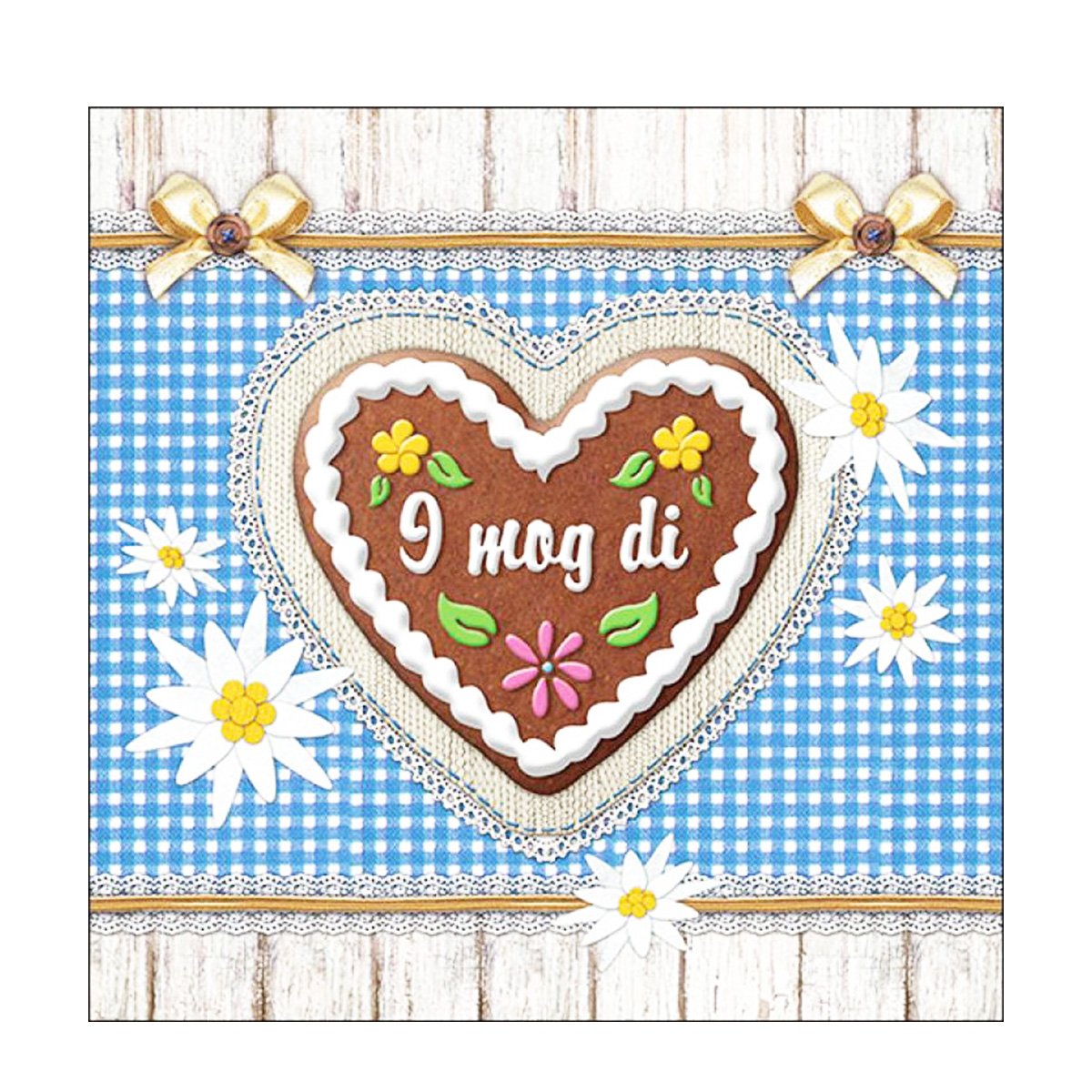 Ambiente Papierservietten I mog di, Lunch 33x33cm