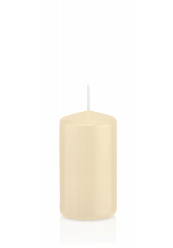 Wiedemann Flachkopf-Kerze in Cello 120x60 Bisquit