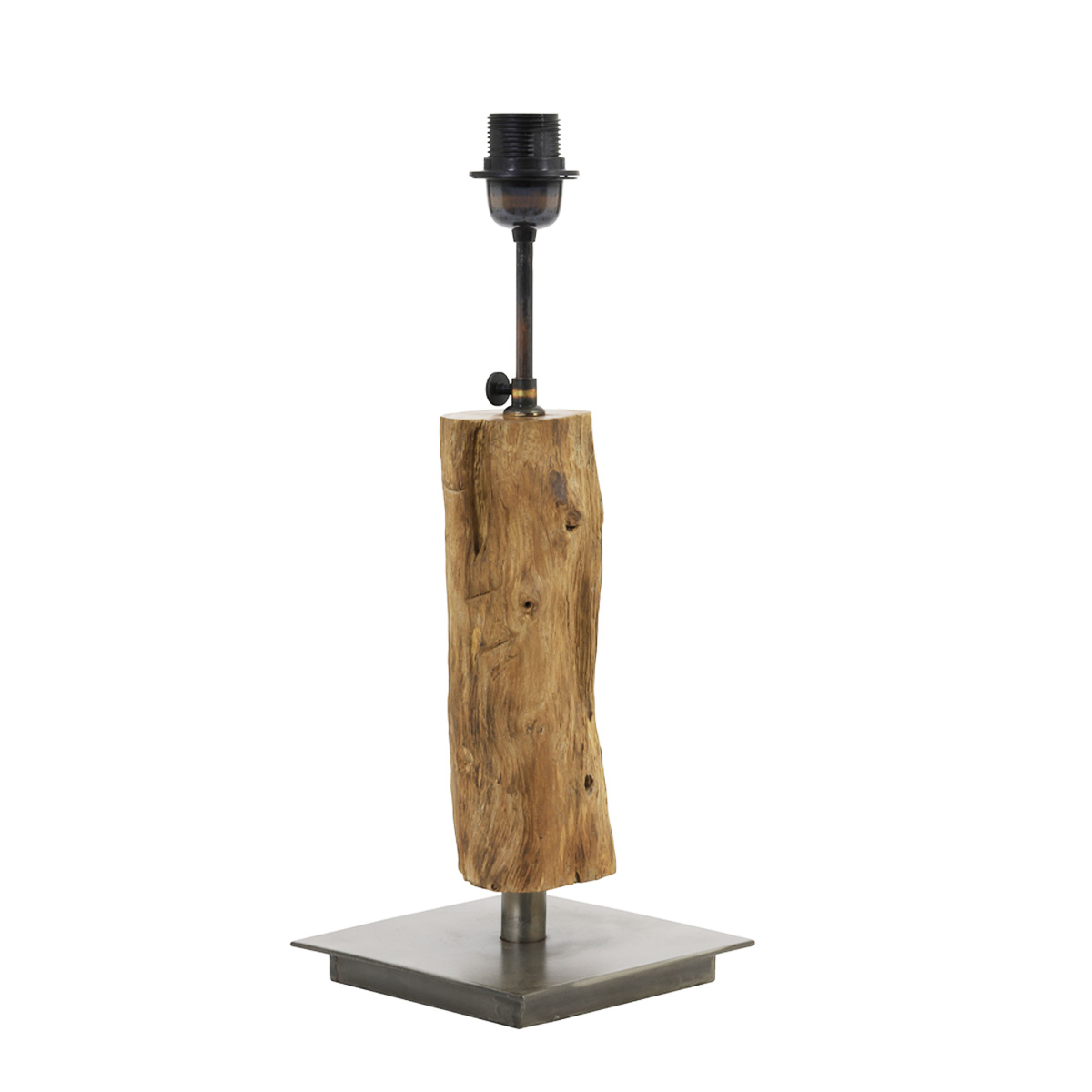 Holz Lampenfuß natur, SIJI, 18x40cm, Light & Living