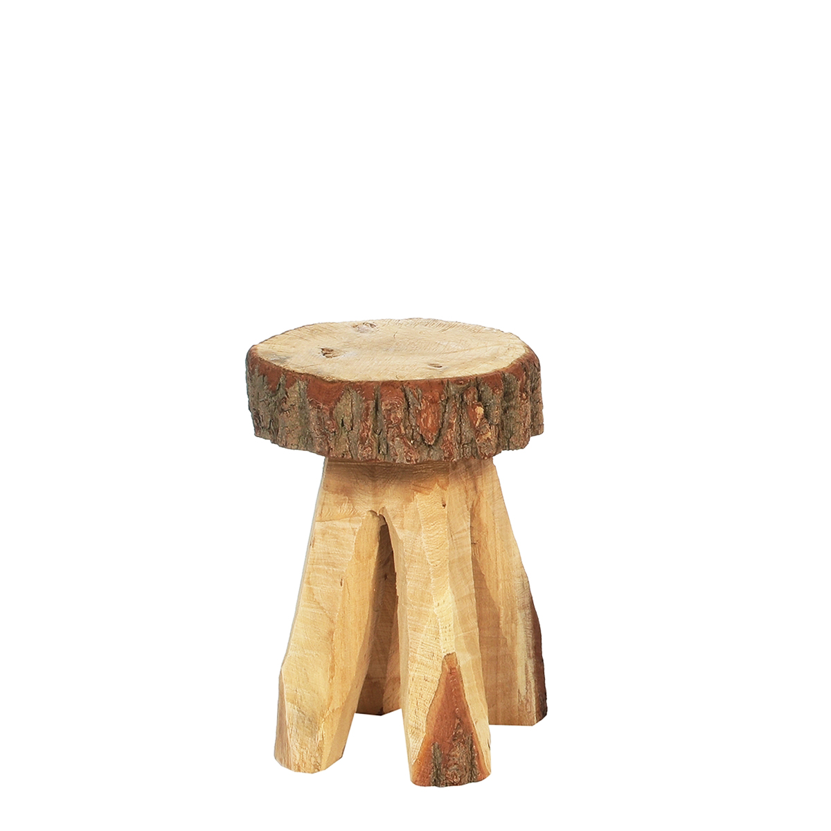 Holz Hocker natur, Eiche natur, 30x26cm, WMG Grünberger