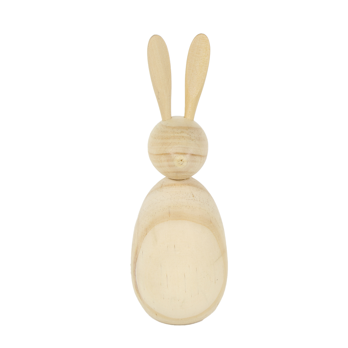 Deko Hase, Holzhase natur, 18x6cm, Naturholz