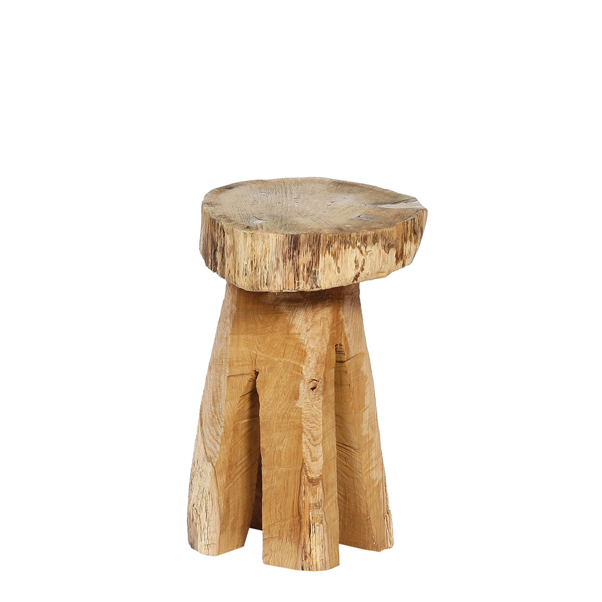 Holz Hocker natur, Eiche natur, 45x31cm, WMG Grünberger