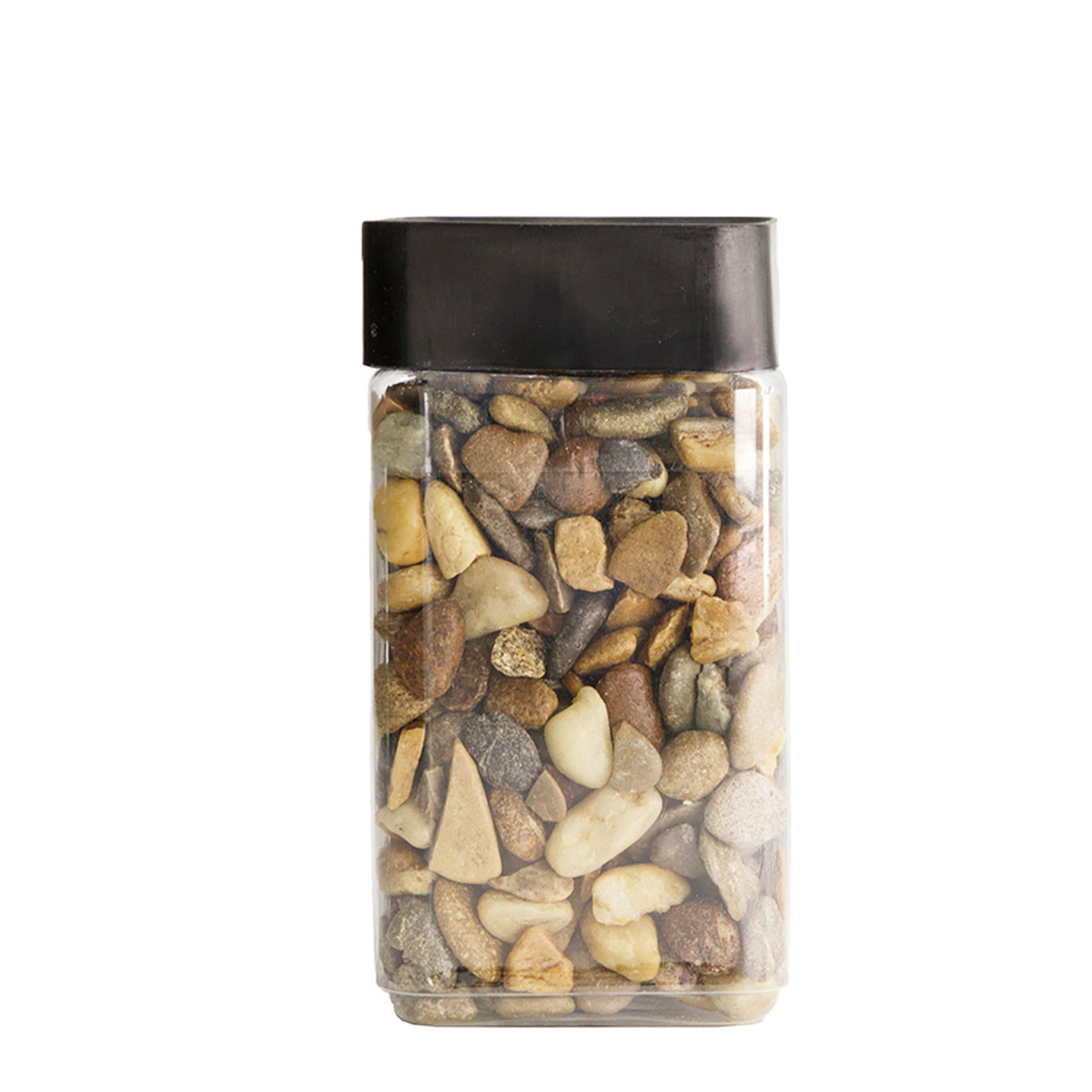 Deko Steine Flusskiesel braun Ø5-8mm 700g Box