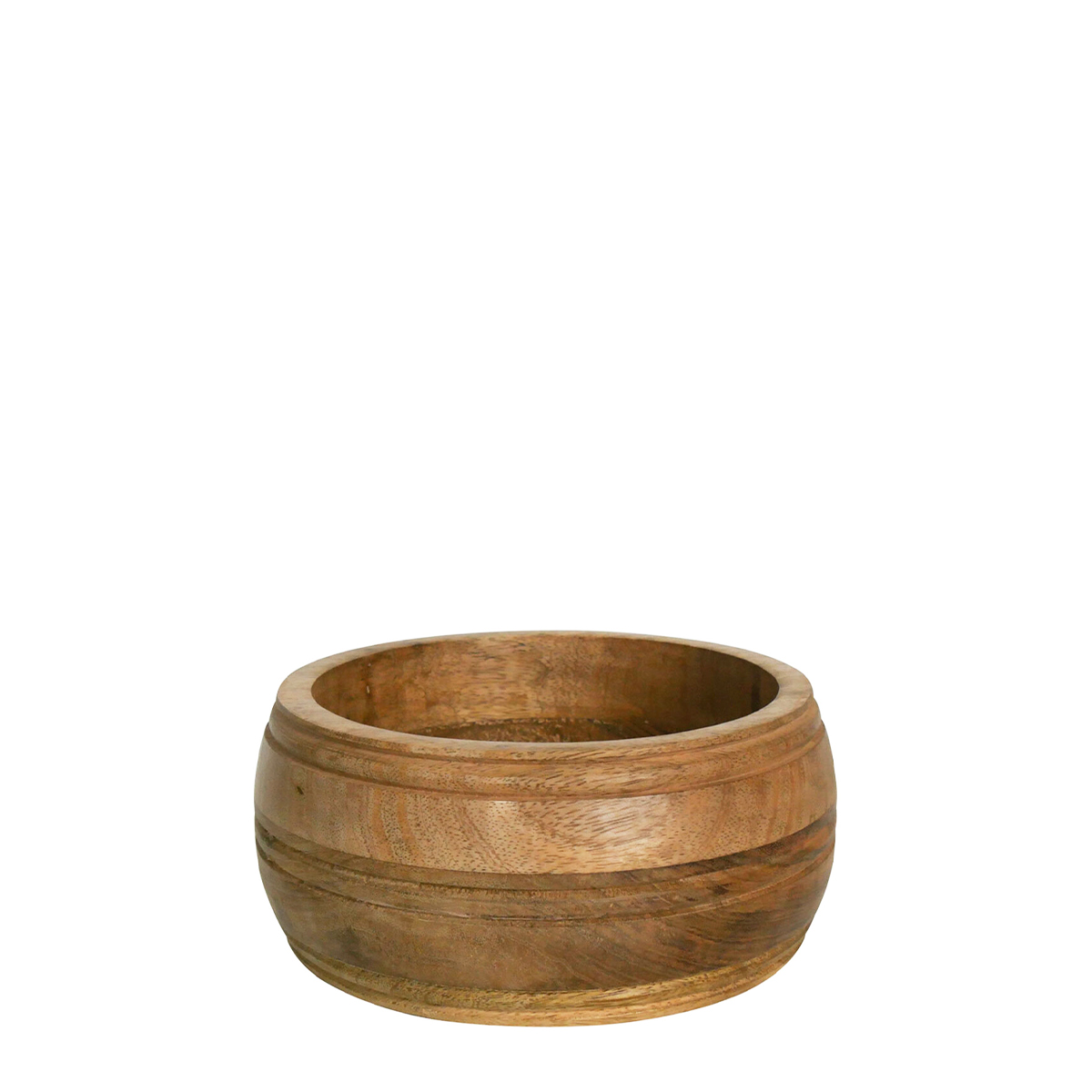 Holz Schüssel rund, Schüssel aus Mangoholz, 15x9cm, Mars & More