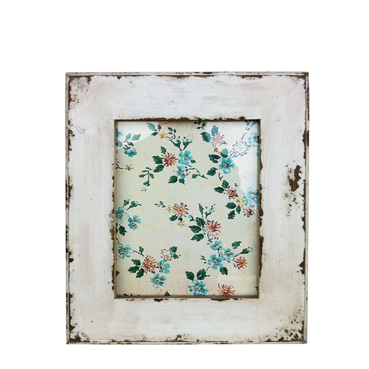 Bilderrahmen antik weiß Holz 24x19cm