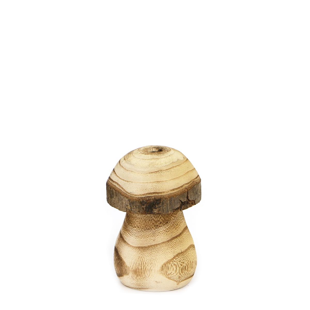 Deko Holzpilz, Pilz natur, 6x10cm, Paulowniaholz, DIJK Natural Collections