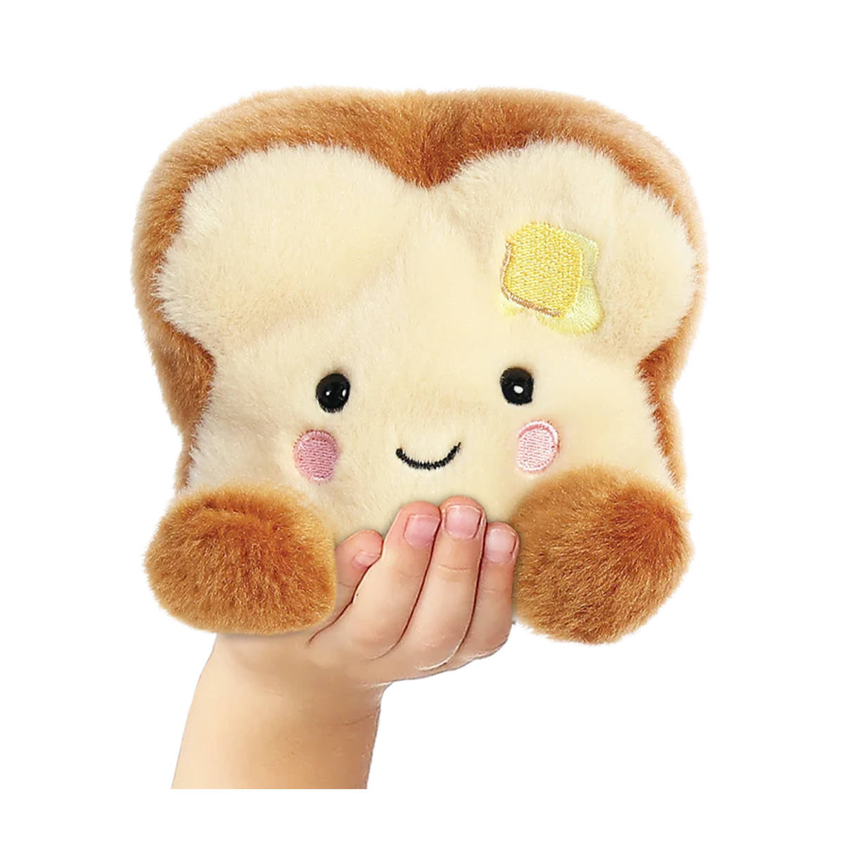Plüsch Toast Buttery, braun/creme, Palm Pals, 13cm, Aurora World