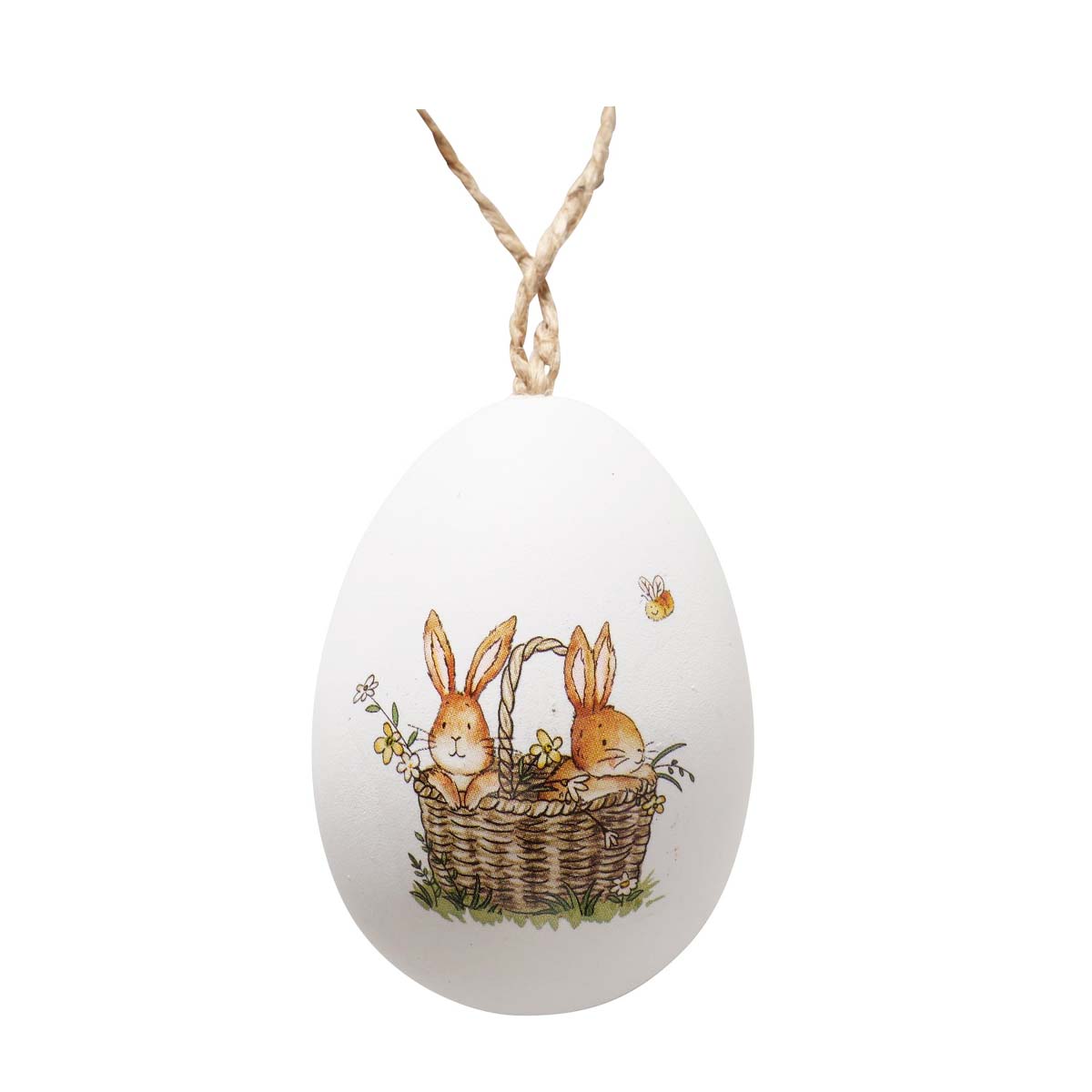 Deko Eier Hasen, Ostereier Hase Charmy zum Hängen, Set/4 St, Hänger, Boltze Home Collections