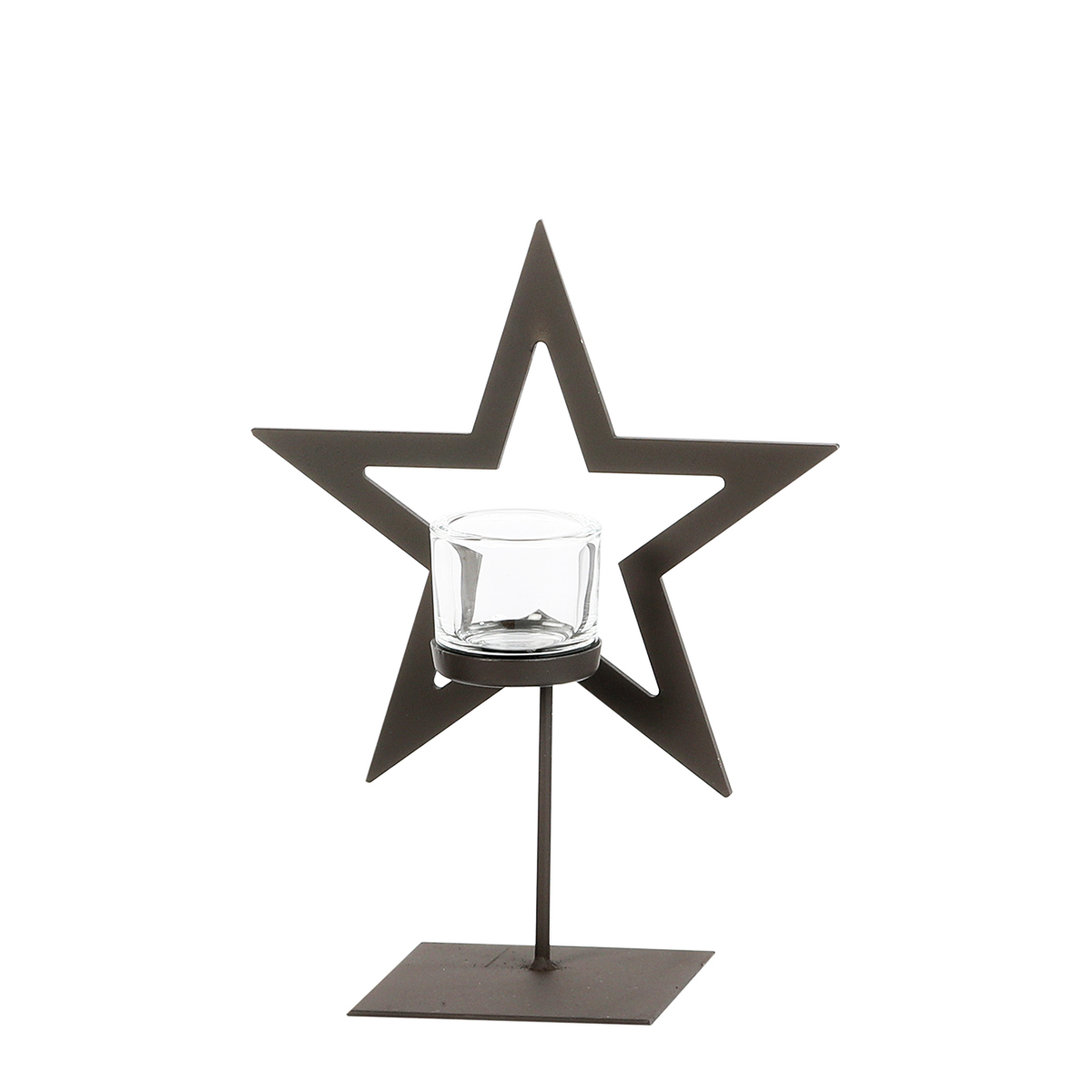Eisen Windlicht Stern, 30cm, WMG Grünberger