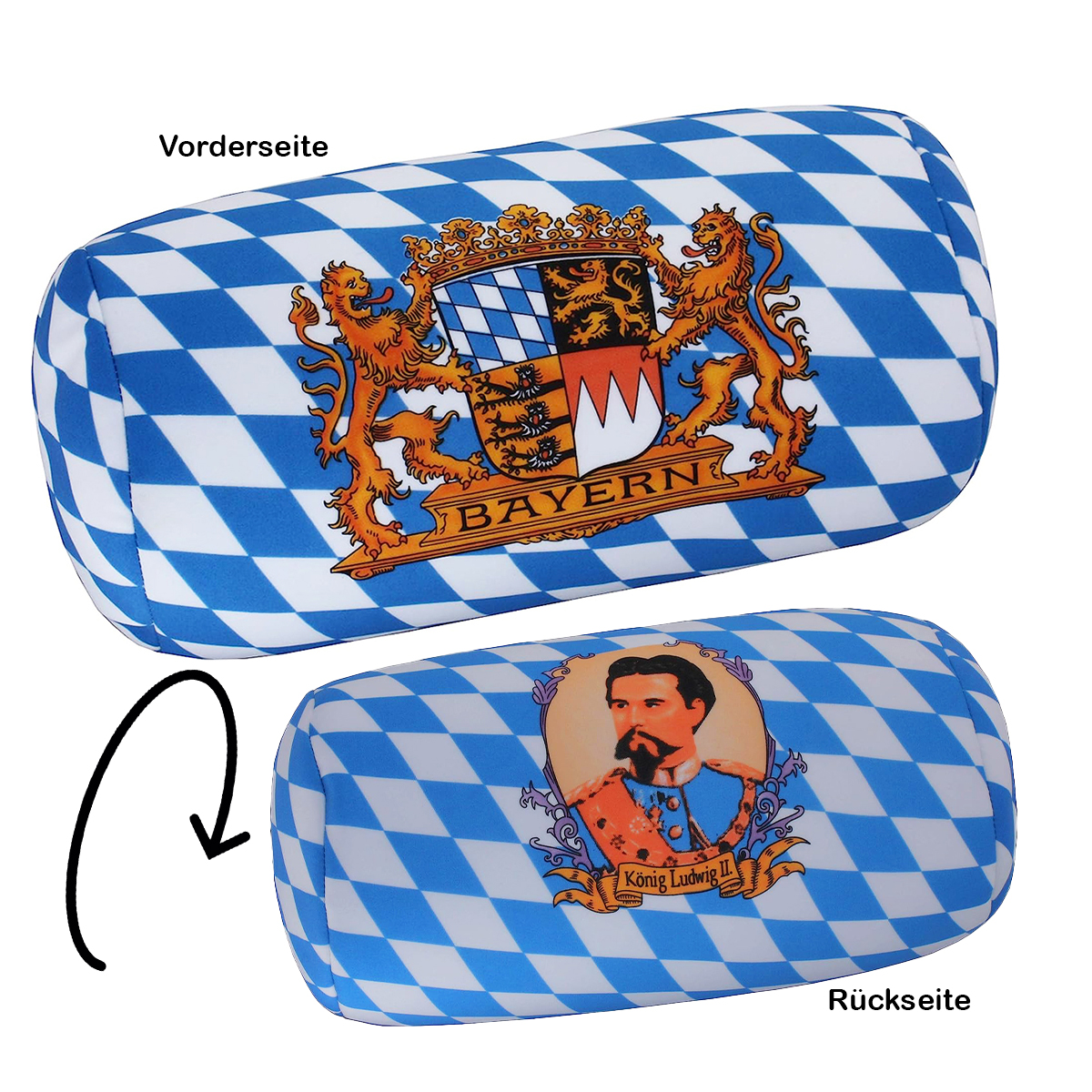 Nackenrolle Bayern, Ø16,5x36cm