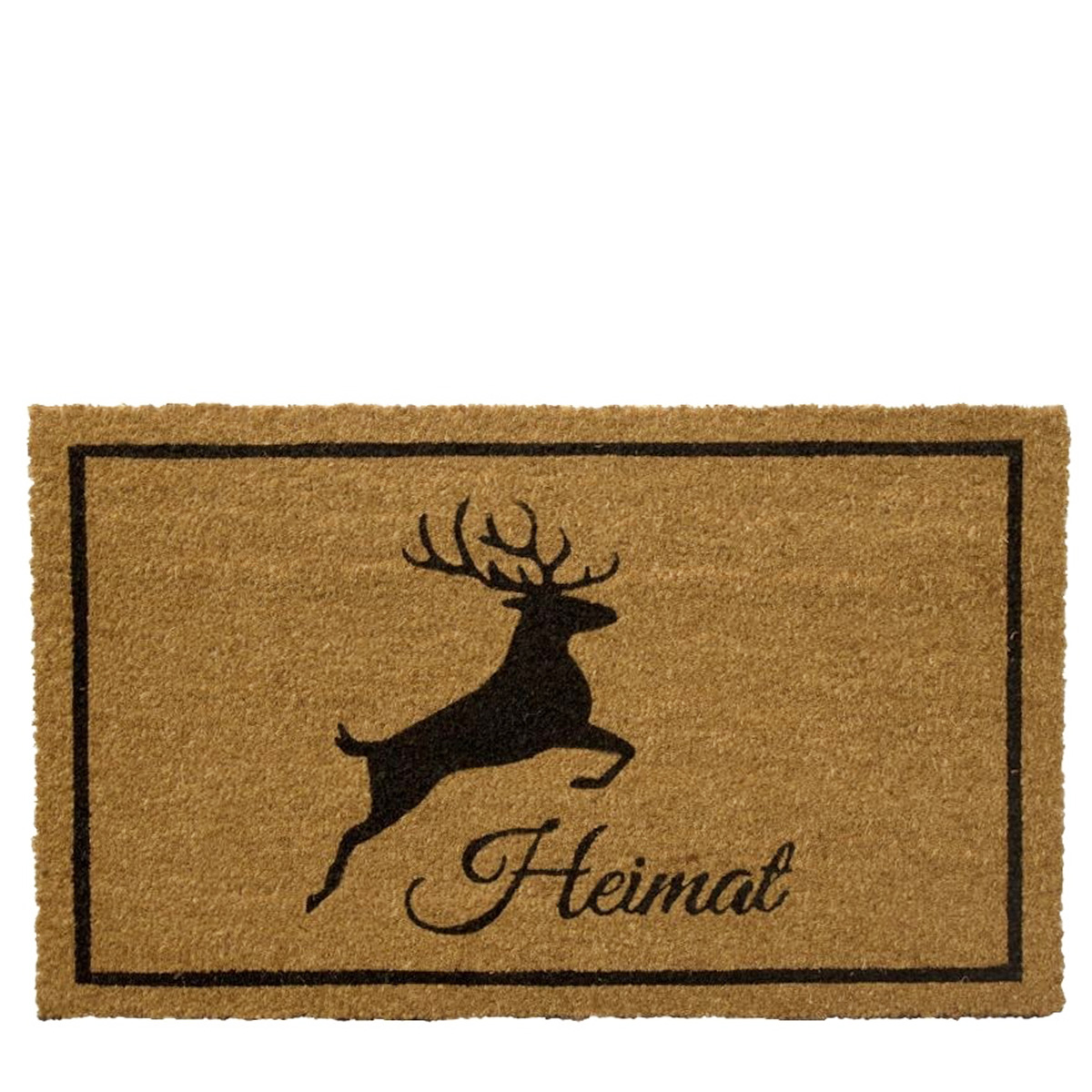 Kokos Fußmatte, Heimat, 75x45cm, Mars & More