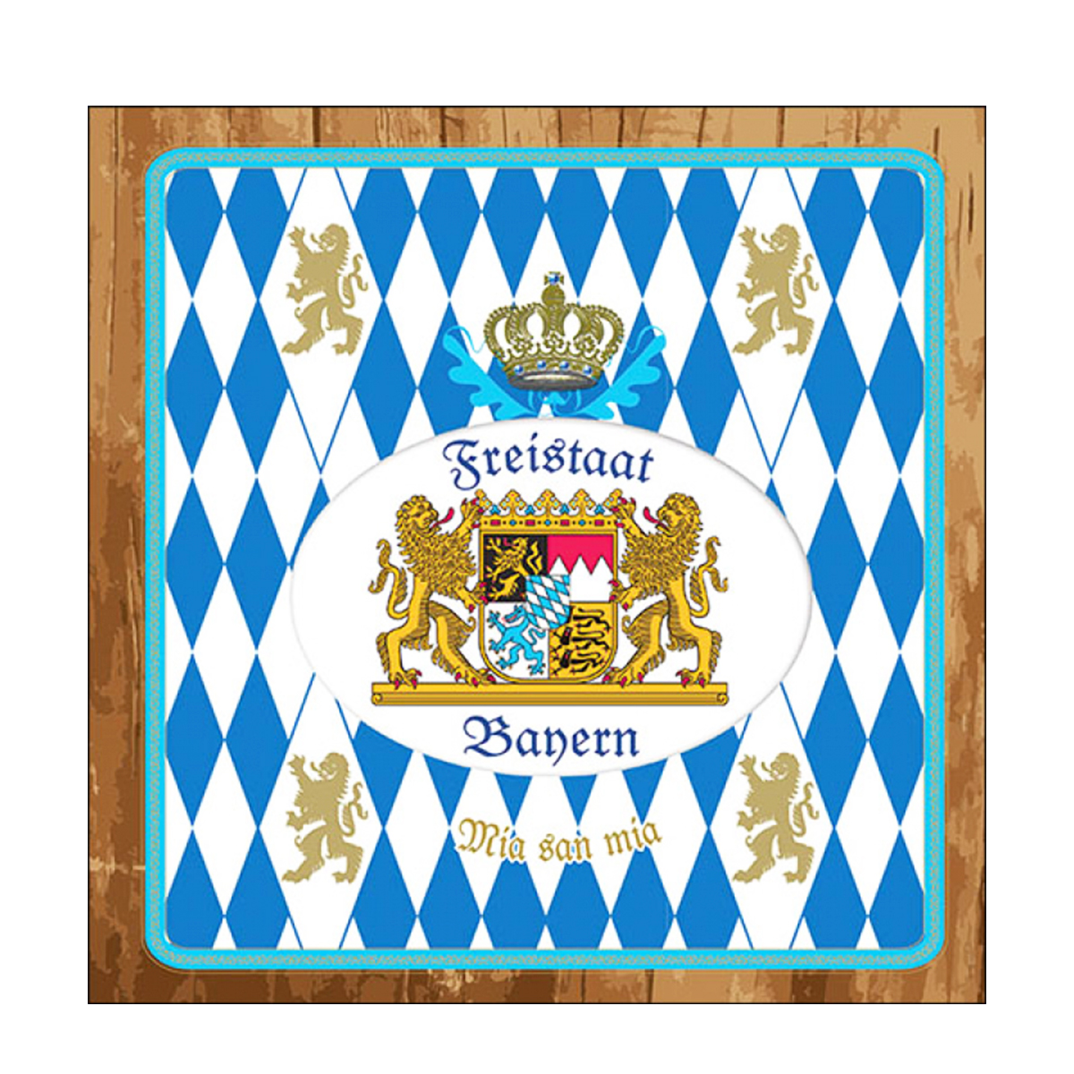 Ambiente Papierservietten Freistaat Bayern, Lunch 33x33cm