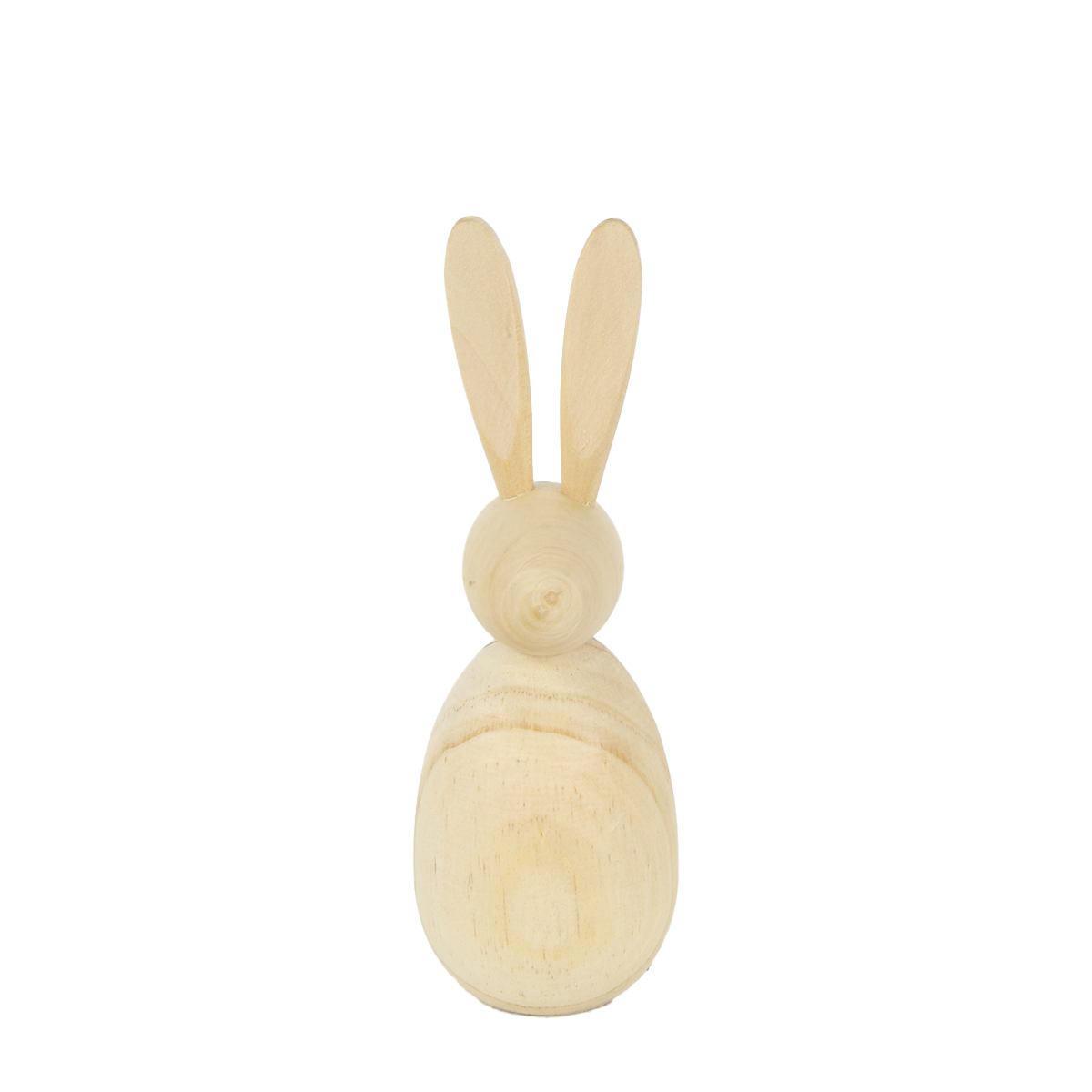 Deko Hase, Holzhase natur, 14x4cm, Naturholz