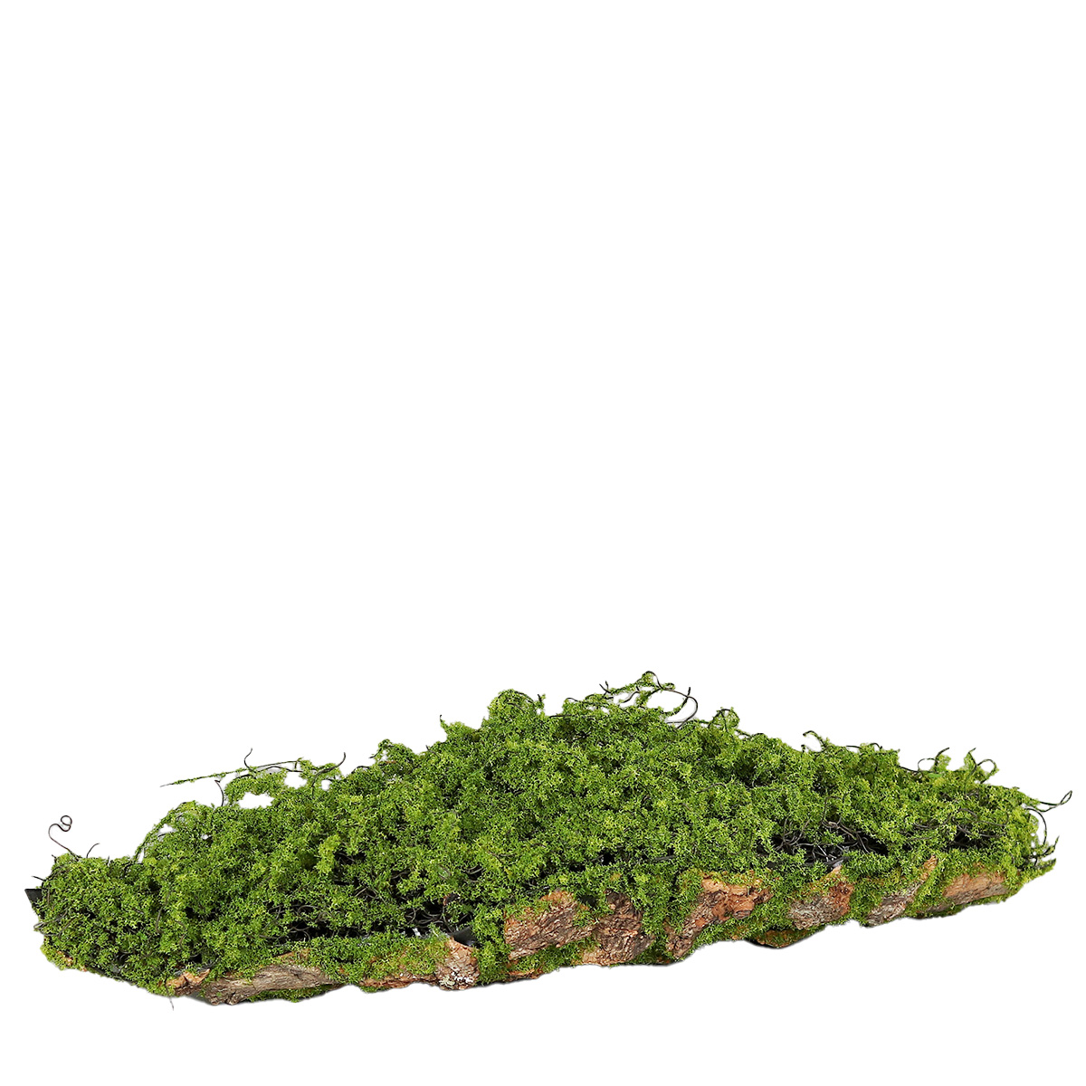 Deko Holz Gesteck mit Moos, 50cm, Kunststoff