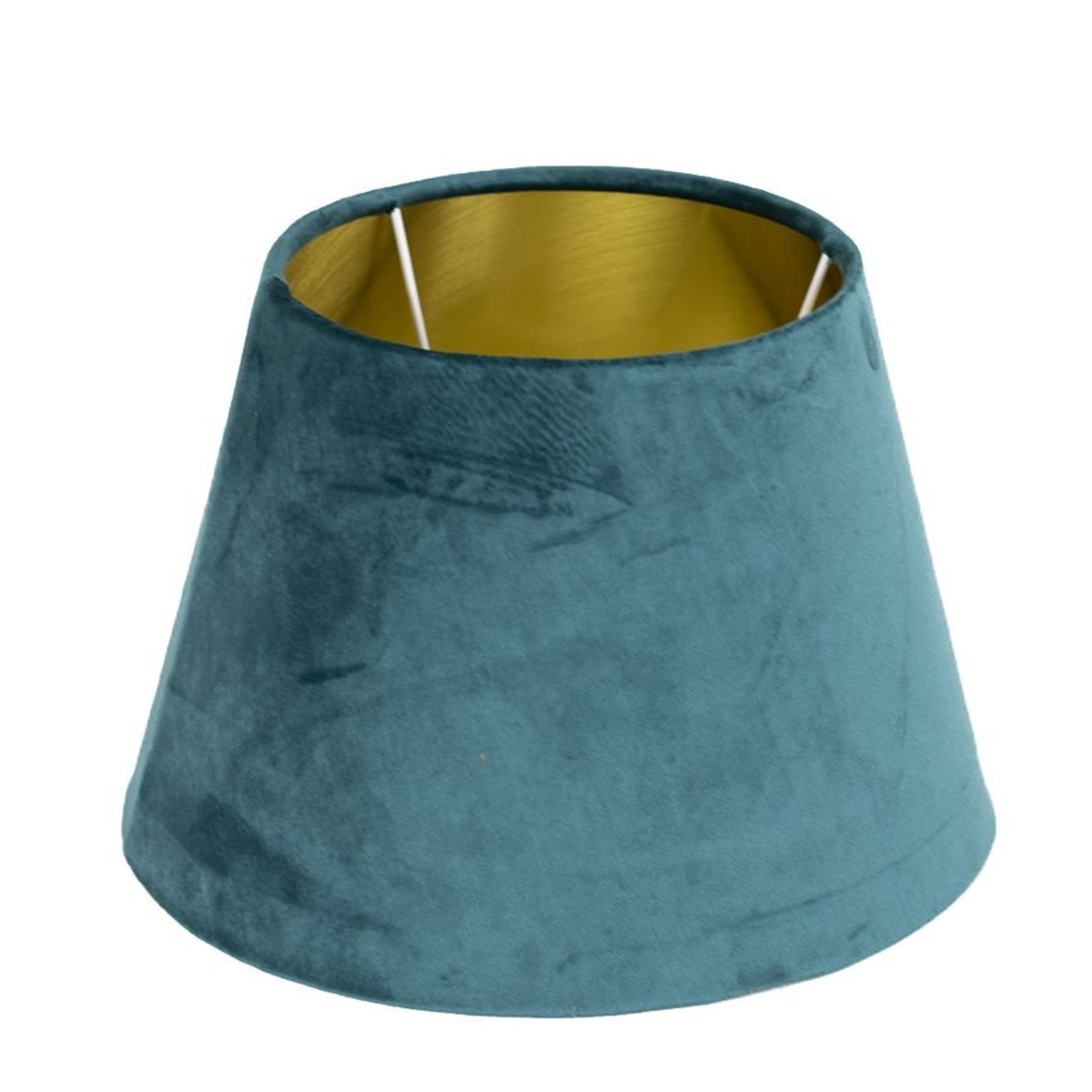 Lampenschirm Samt petrol  25cm, Mars & More