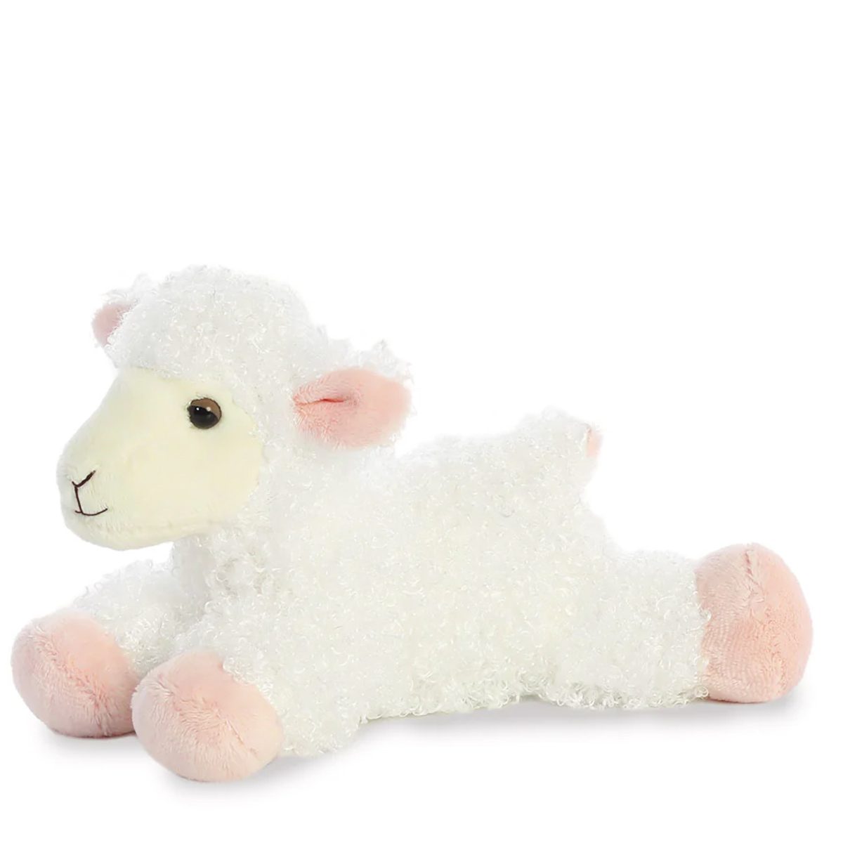 Plüsch Lamm, Lämmchen weiß, Mini Flopsies, 20cm, Aurora World