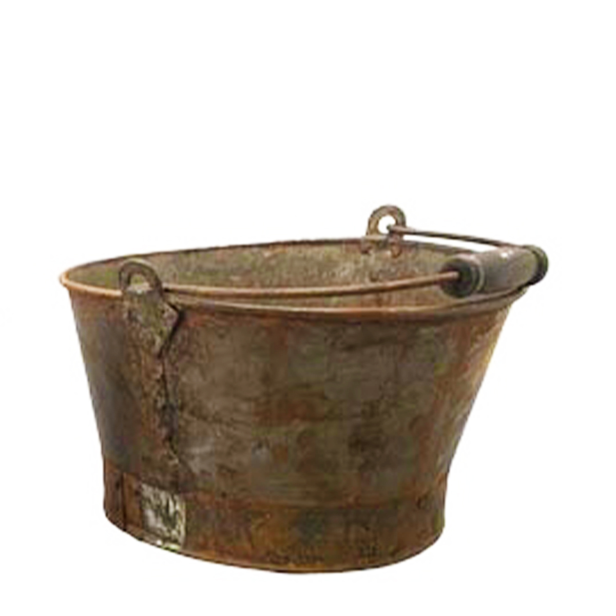 Deko Wanne Antik, Wanne used look mit Henkel, 34x22cm, Metall