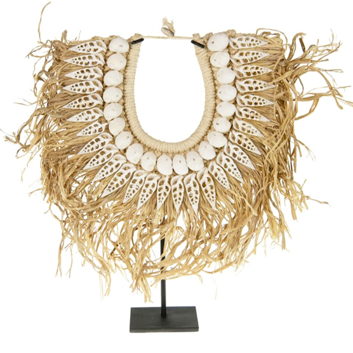 Boho Muschelkette, 42cm, Aufsteller, DIJK Natural Collections