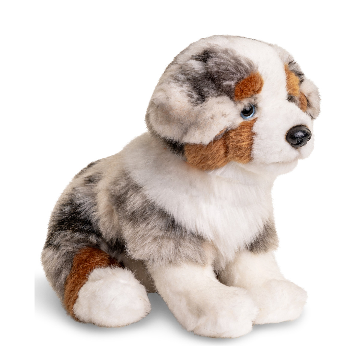 Plüschtier Hund, Welpe Australian Shepherd Merle, 26cm, Uni Toys