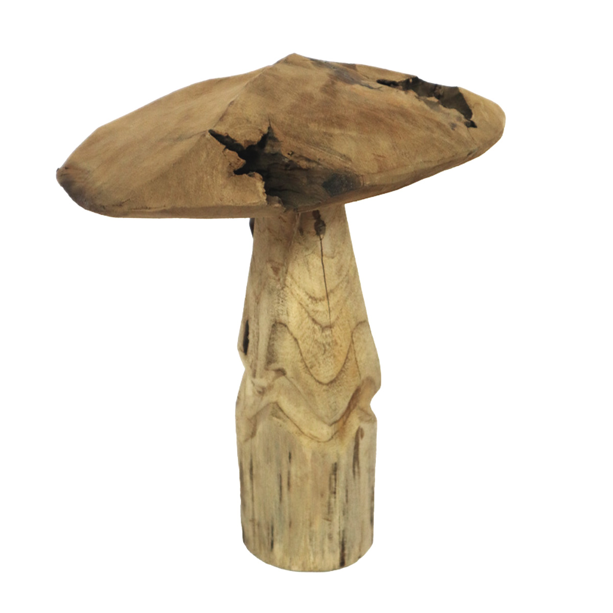 Deko Holzpilz, Pilz natur, Teak, 28x30cm, DIJK Natural Collections