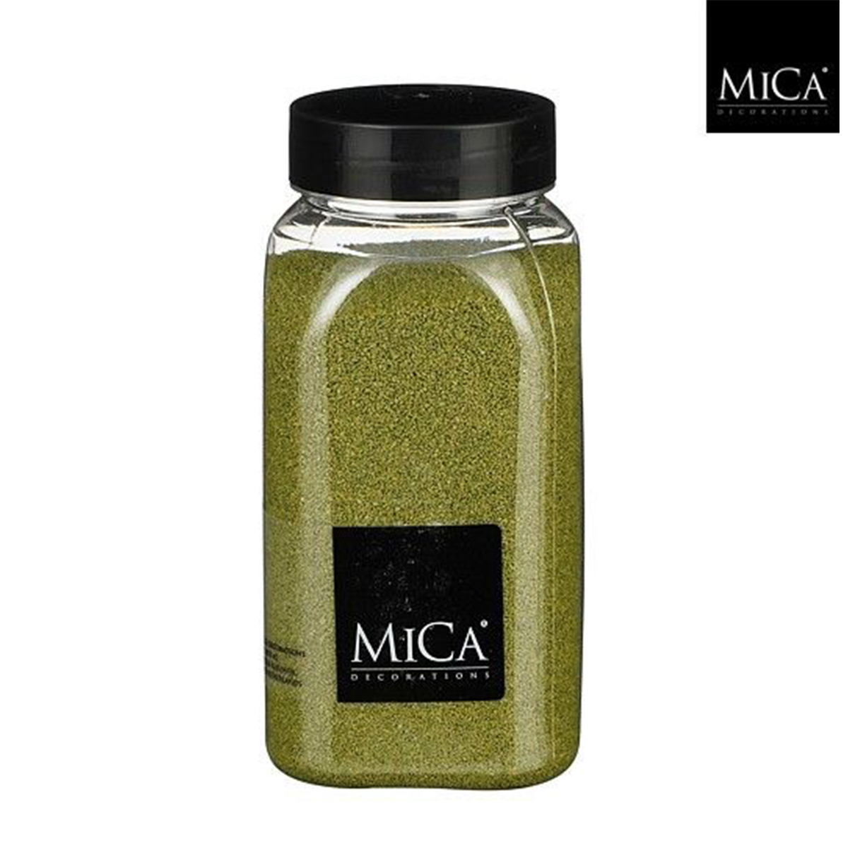 Deko Sand grün - moosgrün, 650ml, Mica Decorations