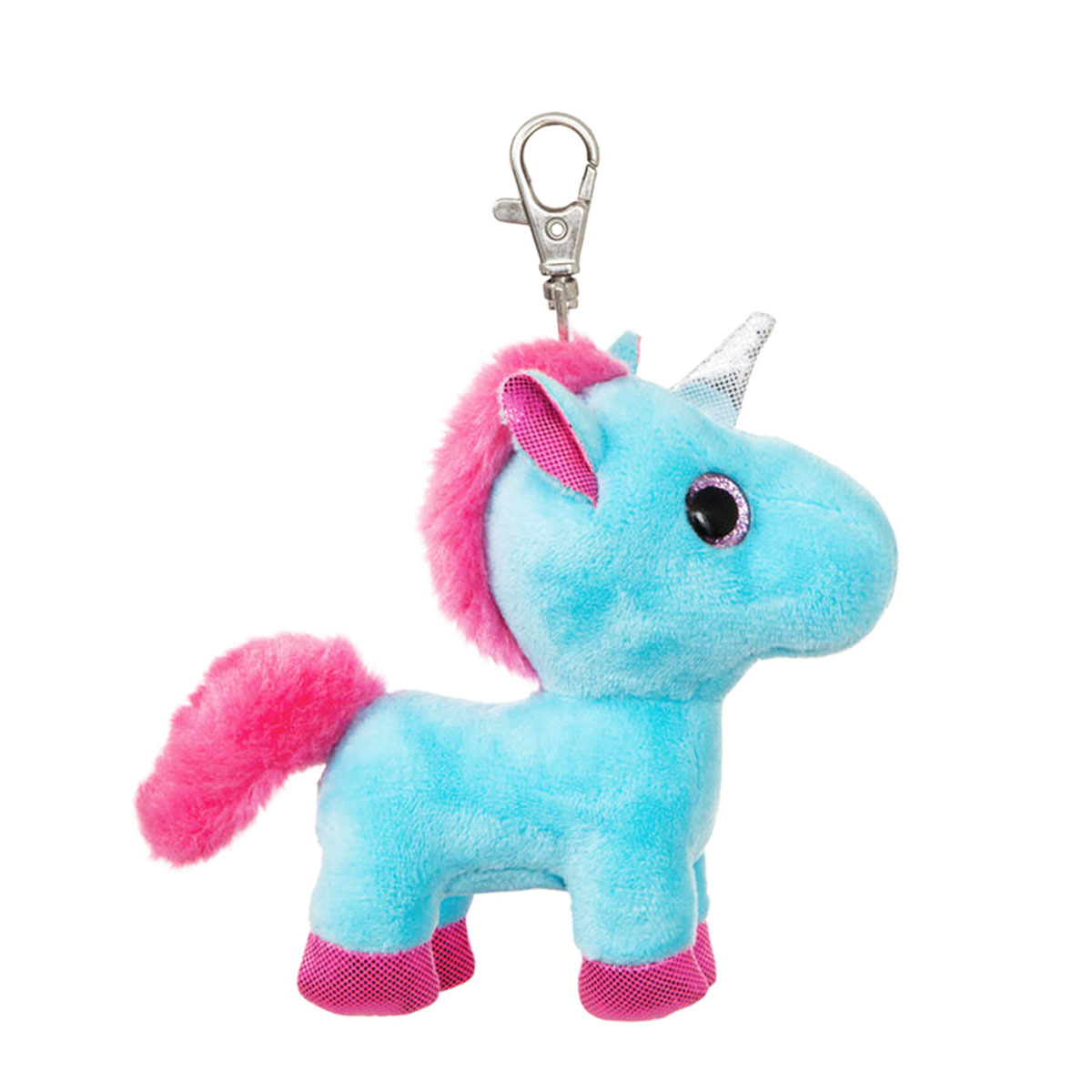 Plüsch Schlüsselanhänger Einhorn Twinkle gold, Sparkle Tales, 13cm, Aurora World