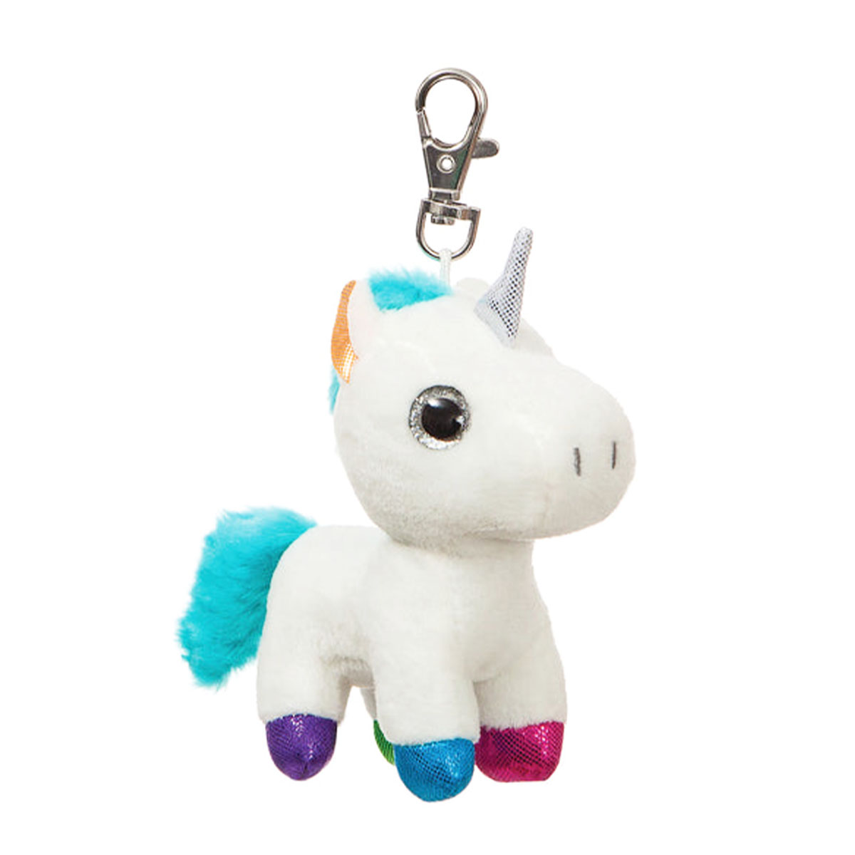 Plüsch Schlüsselanhänger Einhorn Jewel, multicolor Sparkle Tales, 13cm, Aurora World