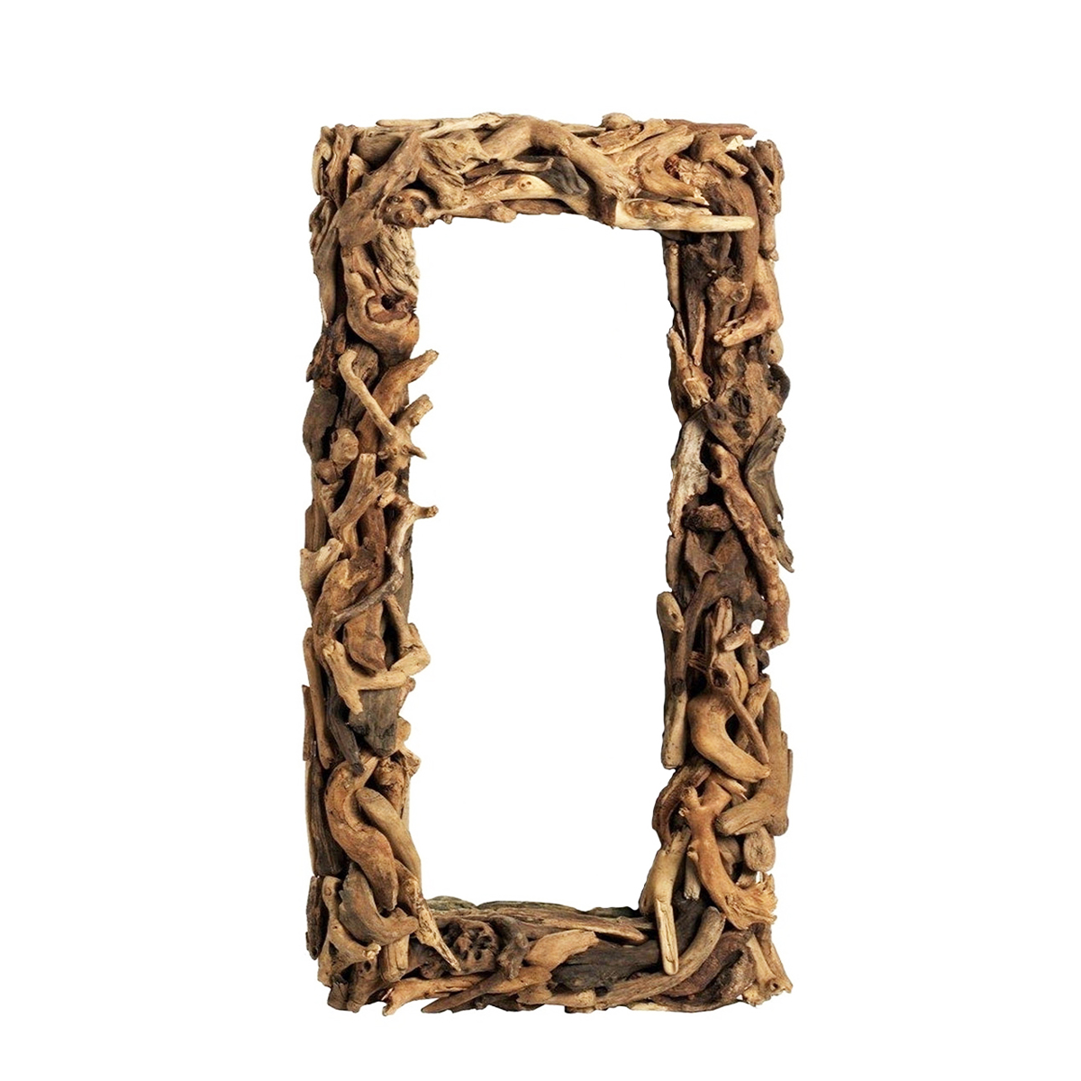 Holzspiegel, Spiegel aus Driftholz, 125cm, WMG Grünberger