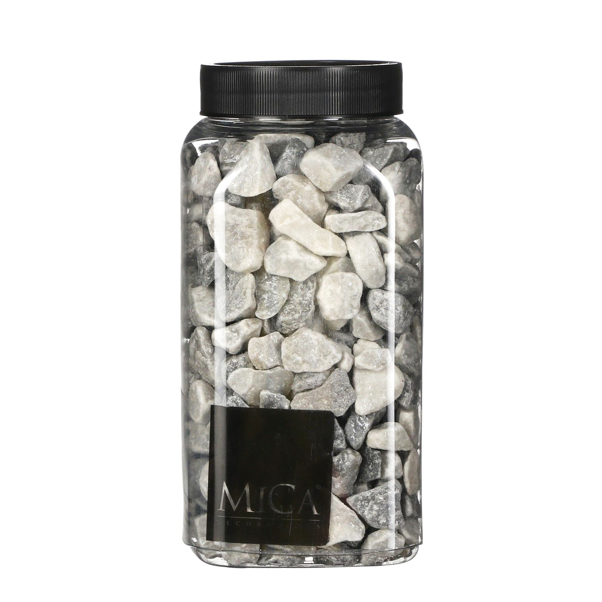 Deko Steine hellgrau, 650ml, Mica