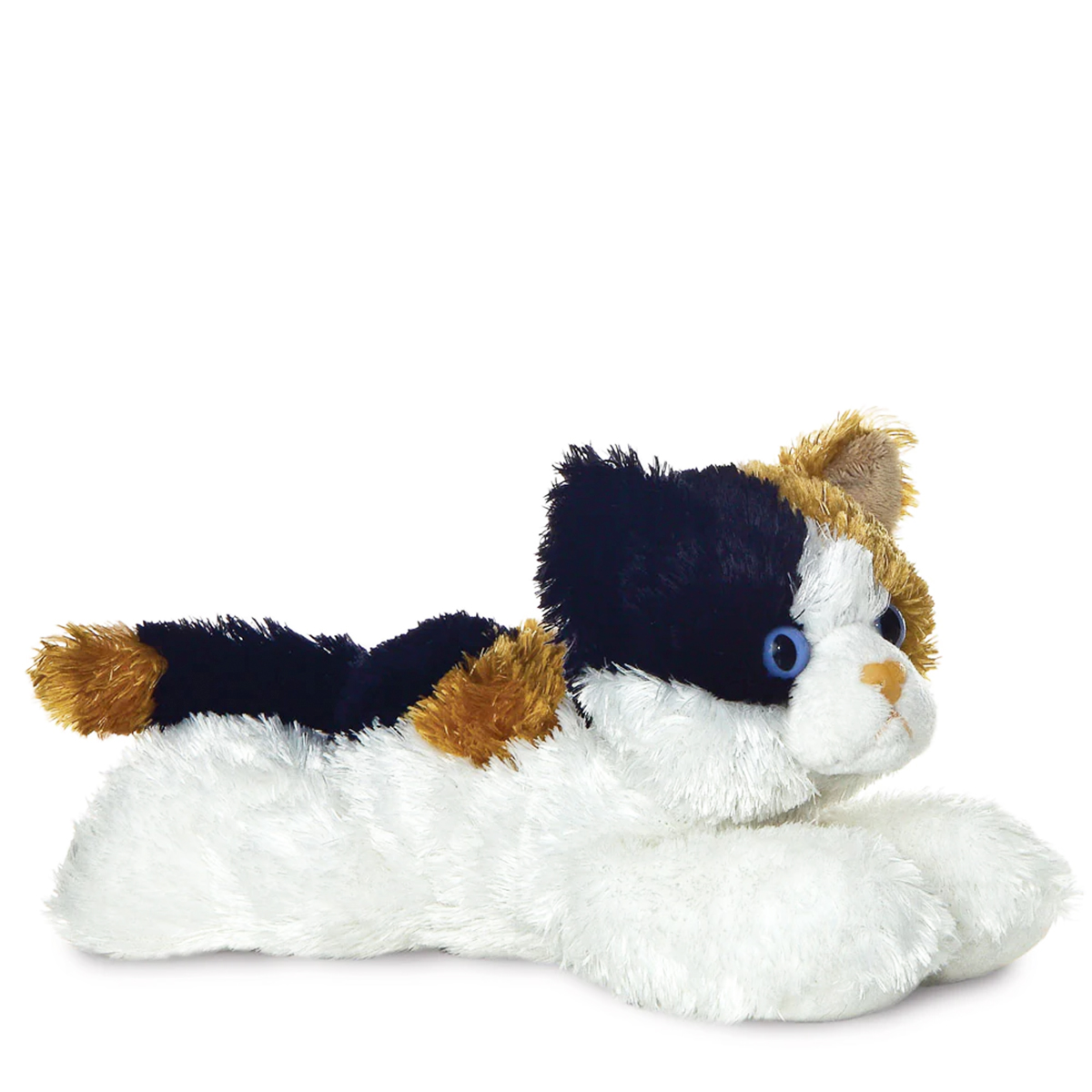 Plüsch Katze, Kätzchen schwarz-weiß, Mini Flopsies, 20cm, Aurora World